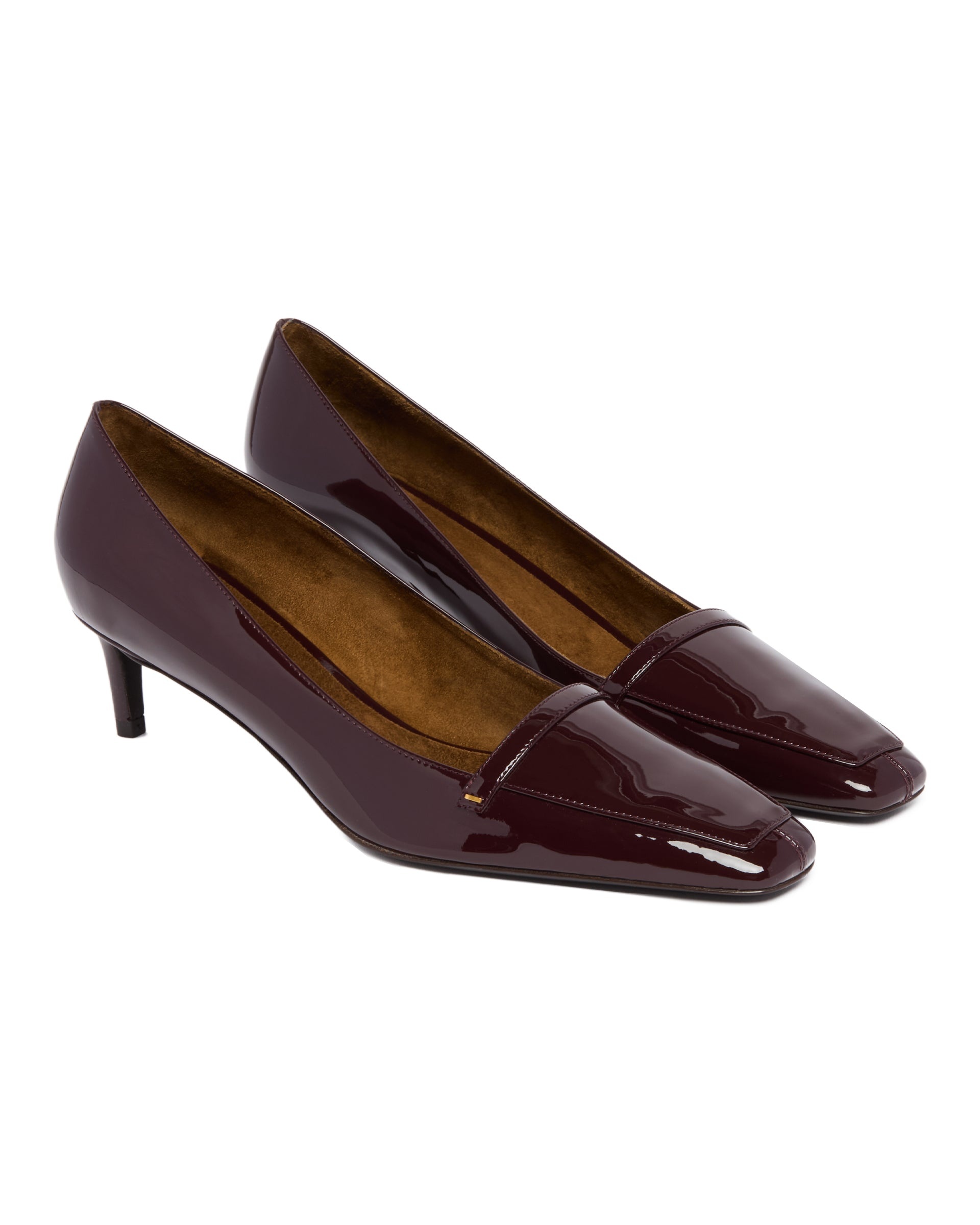 Burgundy Celia Pumps - 3