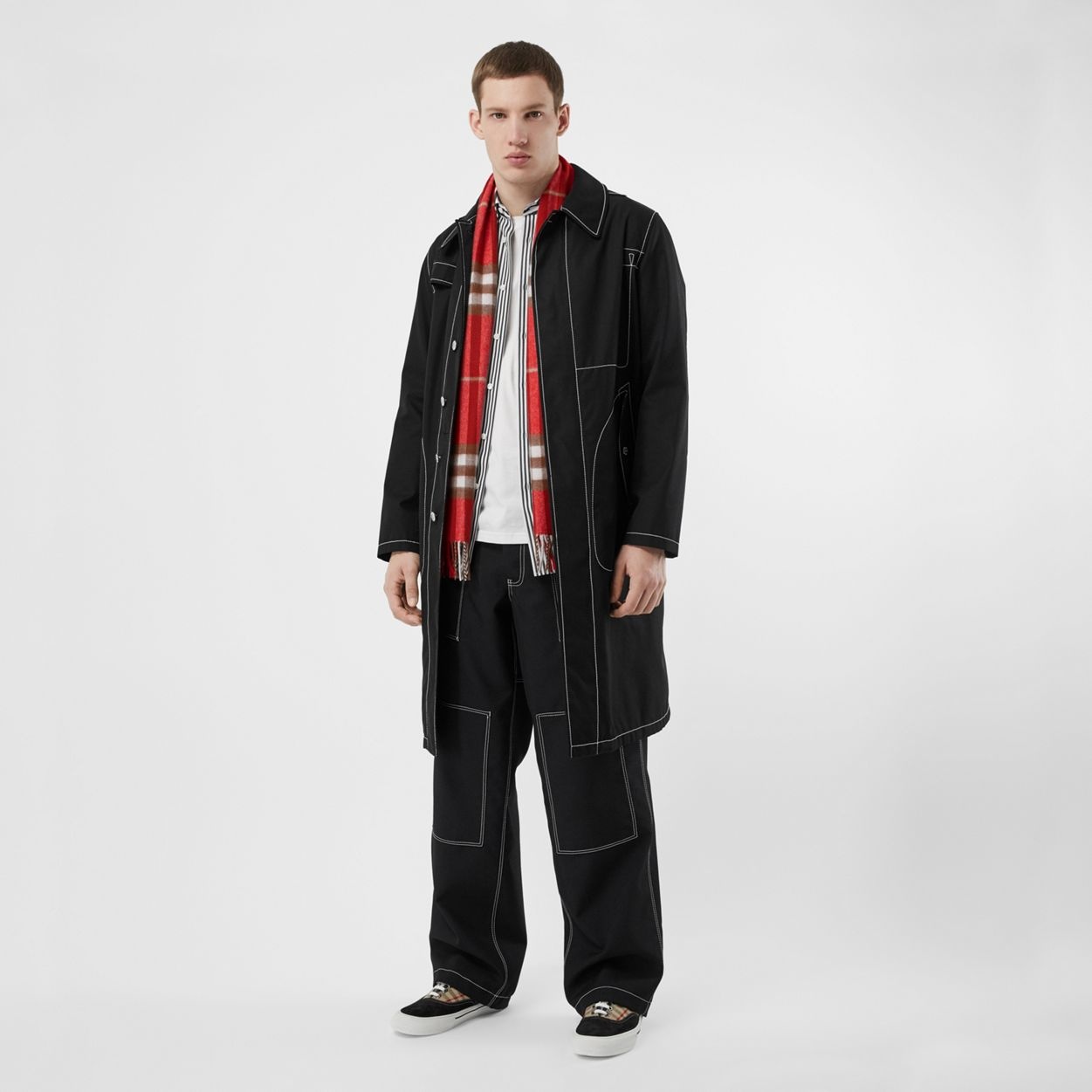The Classic Check Cashmere Scarf - 7