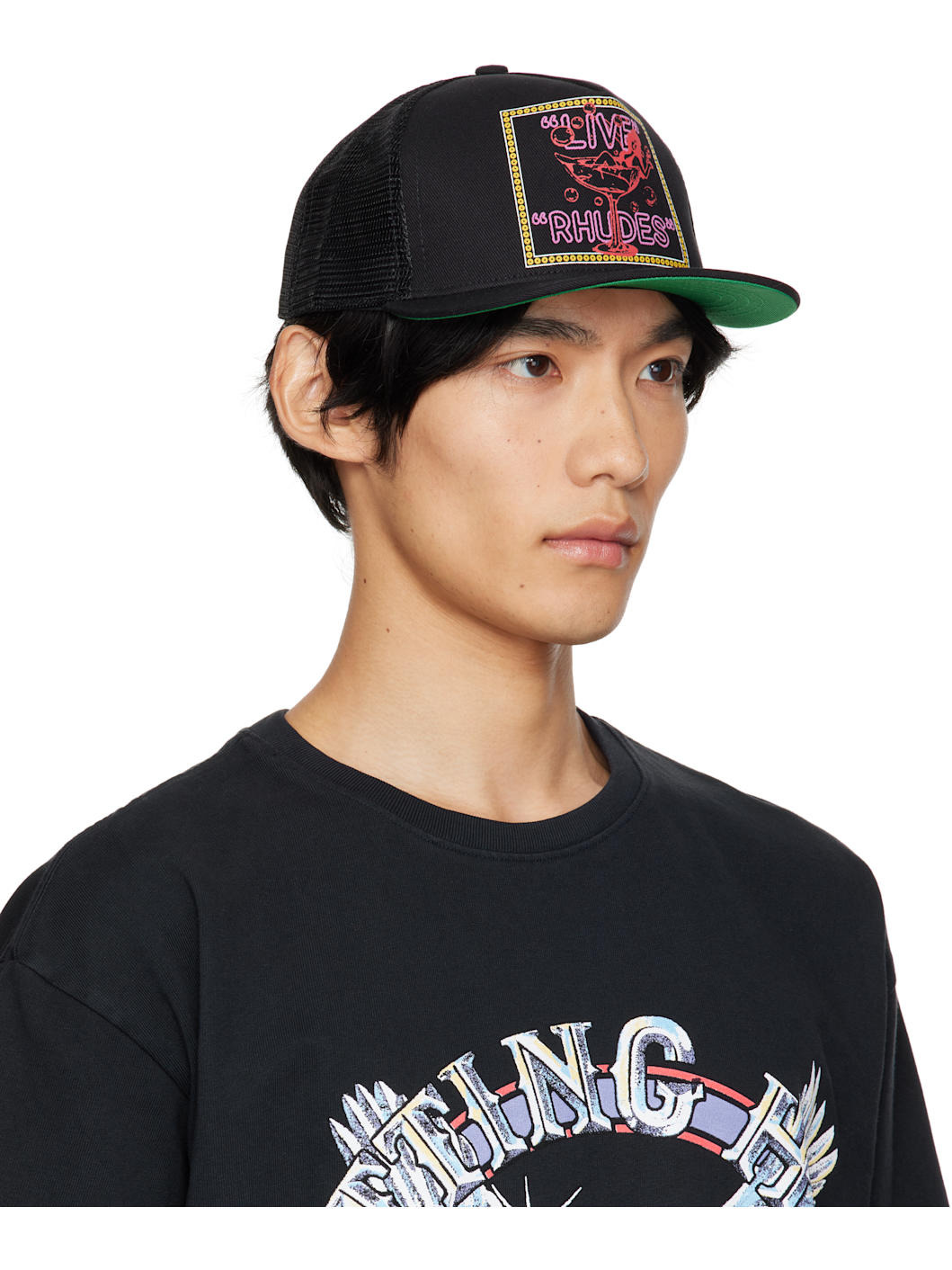 Black 'Live Rhudes' Cap - 2