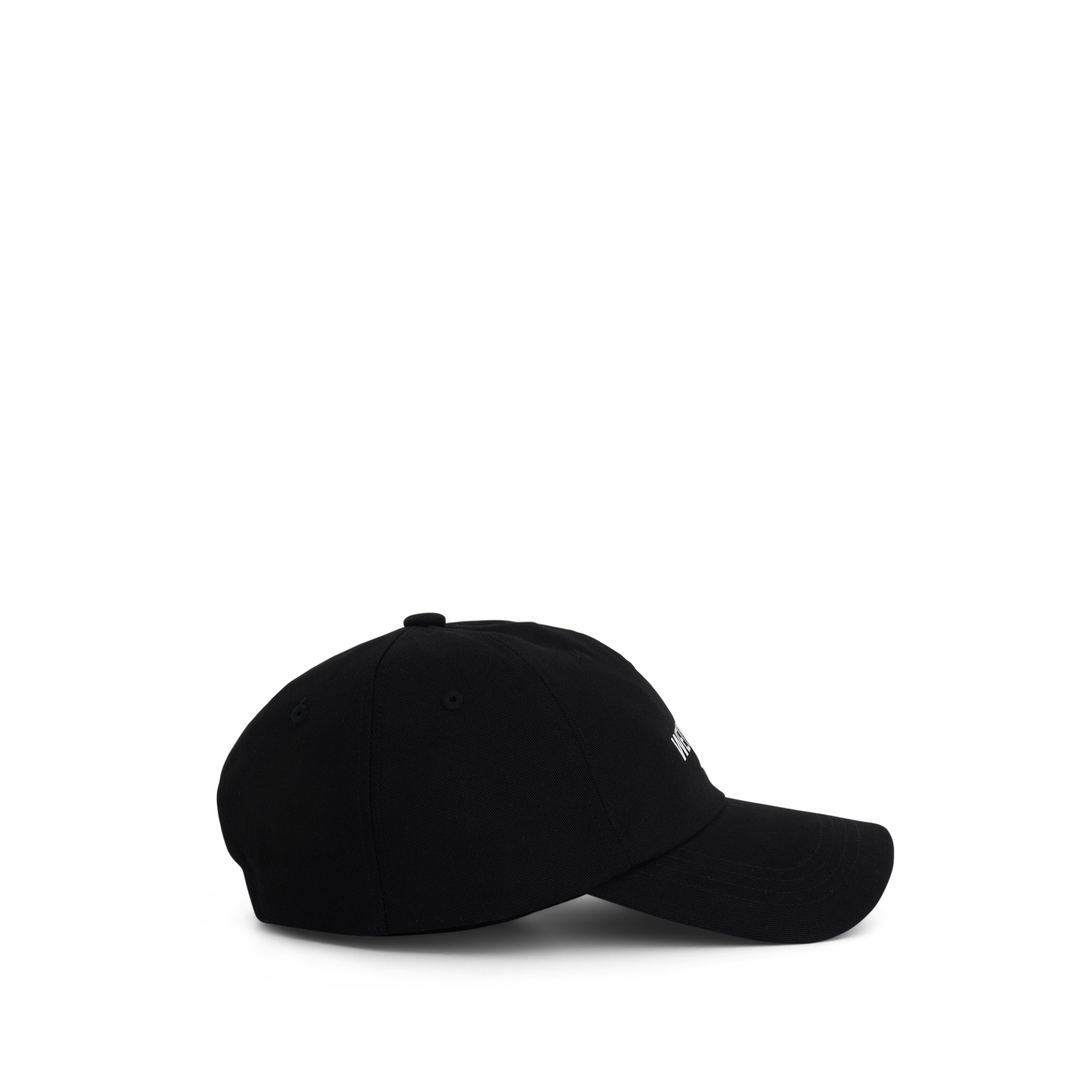 Basic 1506 Logo Cap in Black - 2