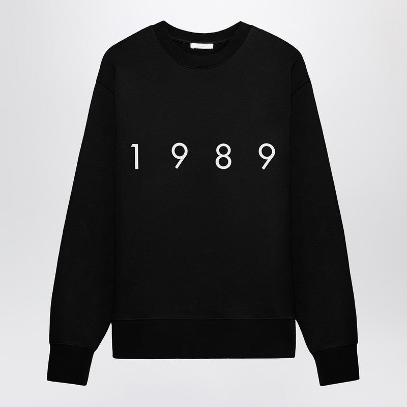 1989 STUDIO - 1989 STUDIO crew-neck sweatshirt Logo black - 1