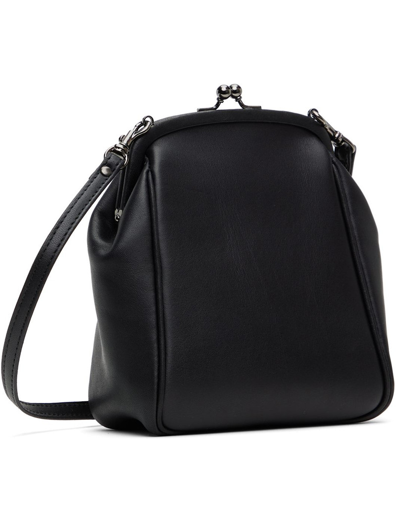 Black Clasp Shoulder Bag 3