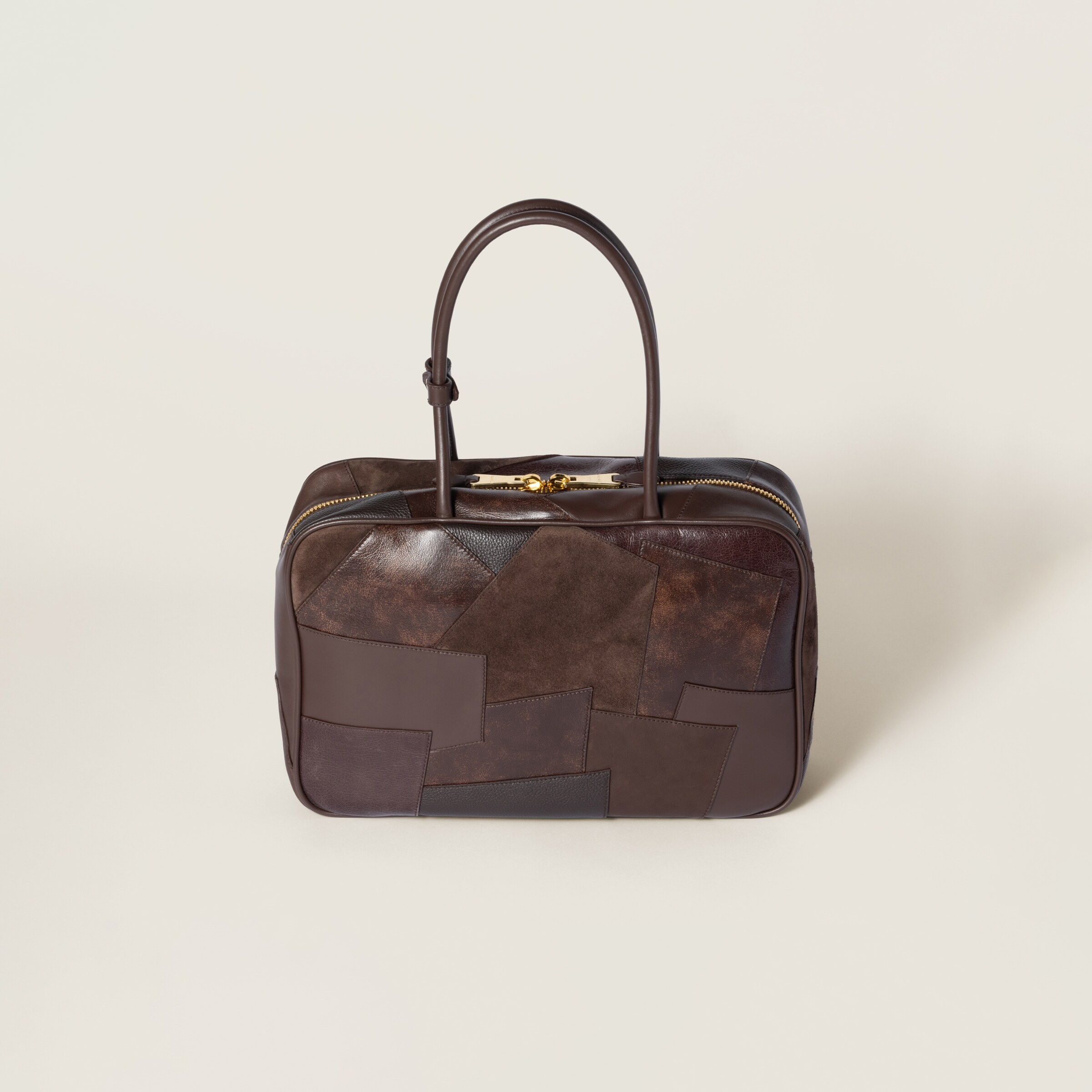 Leather patchwork Beau bag - 3