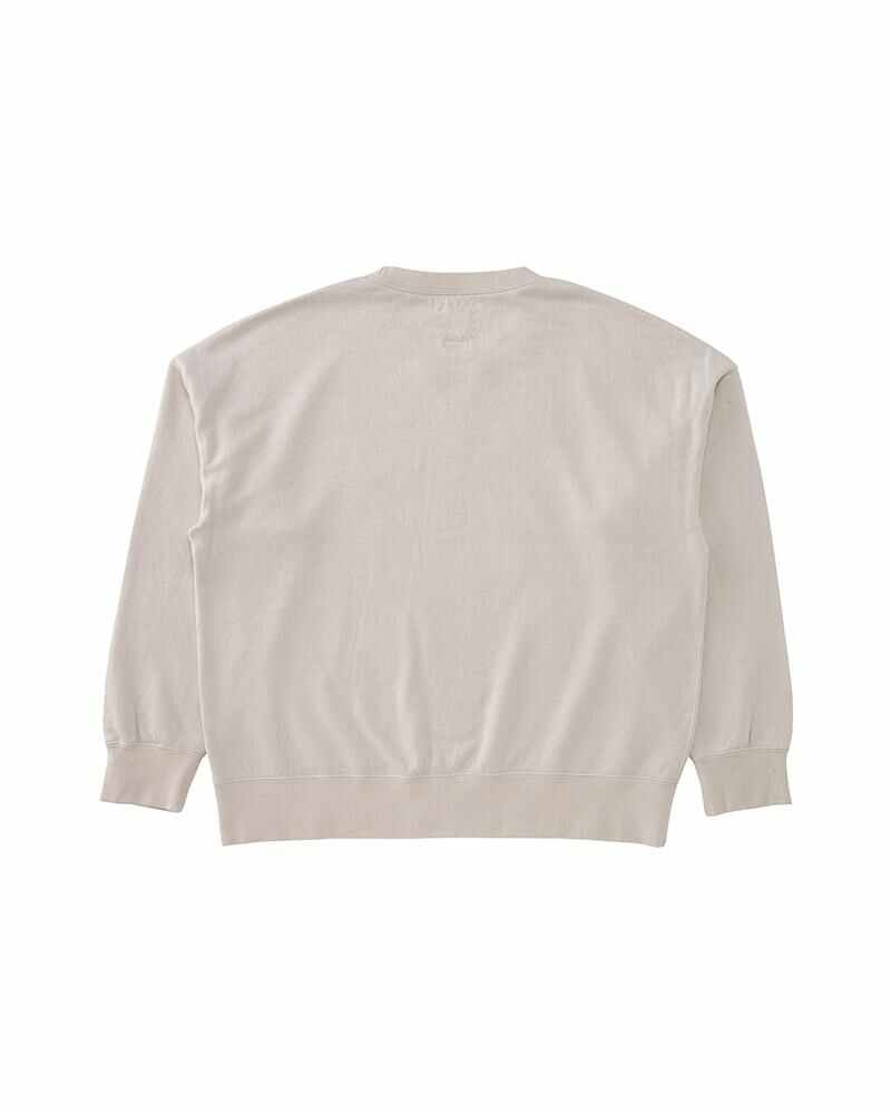 CAMPUS SWEAT L/S (C/WS) IVORY - 2