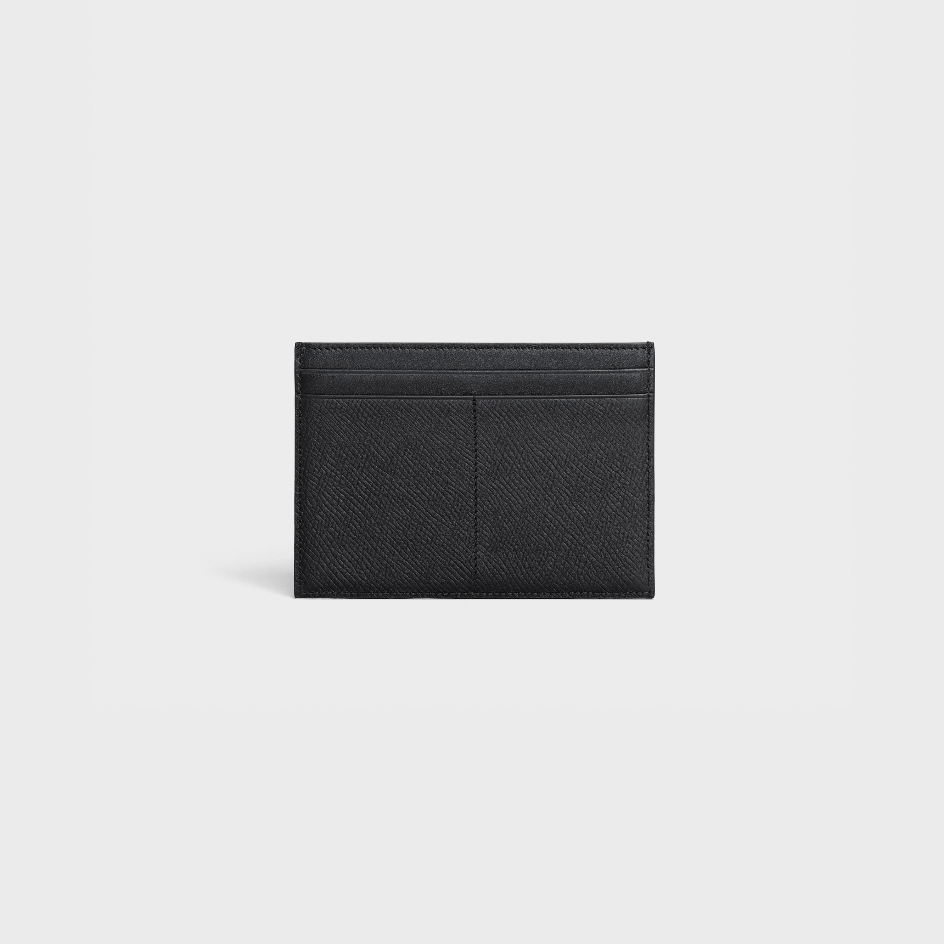 MULTIFUNCTION CARD HOLDER IN GRAINED CALFSKIN - 3