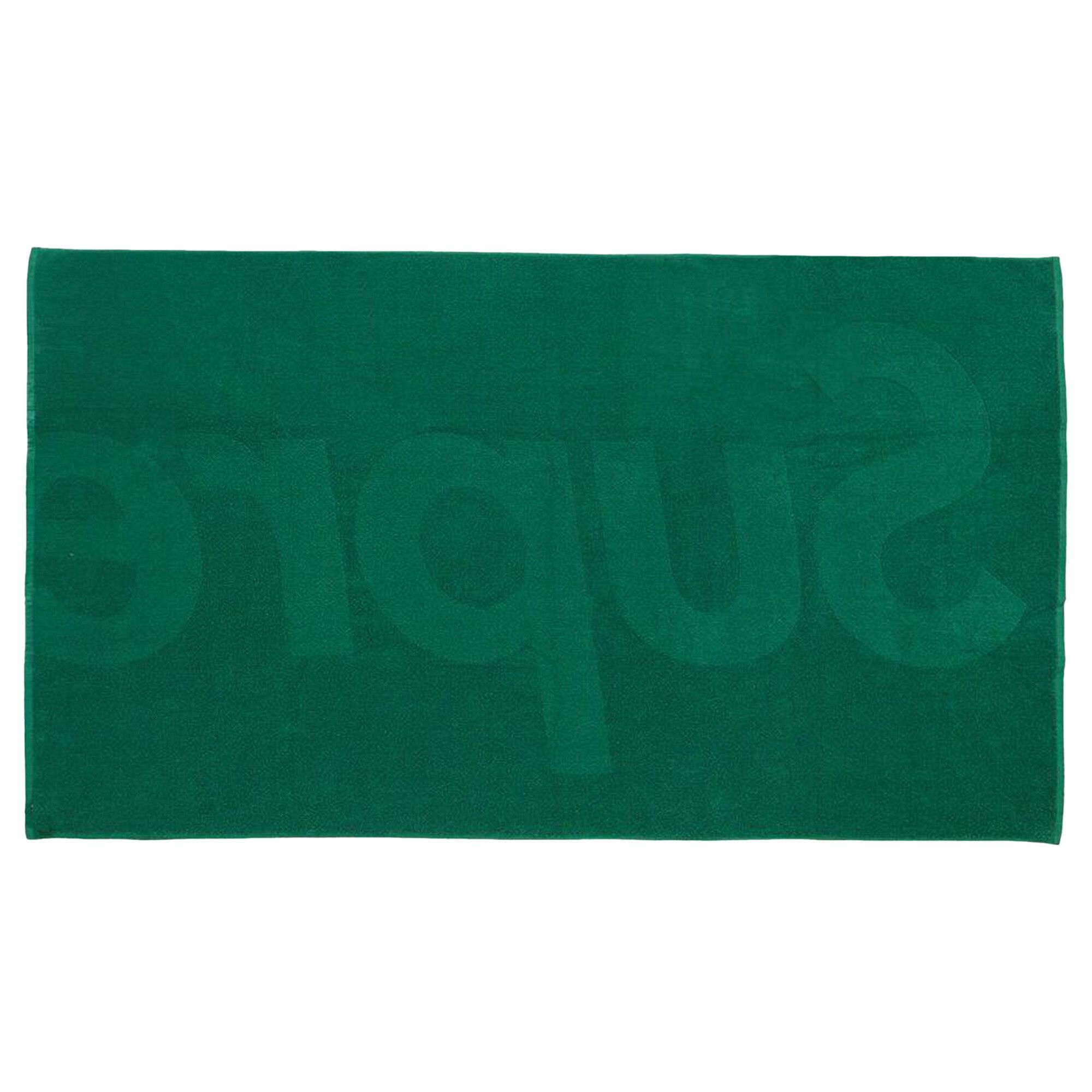 Supreme Tonal Logo Towel 'Green' - 2