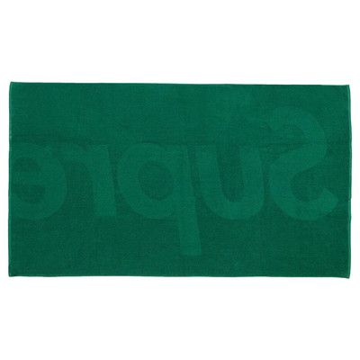Supreme Supreme Tonal Logo Towel 'Green' outlook