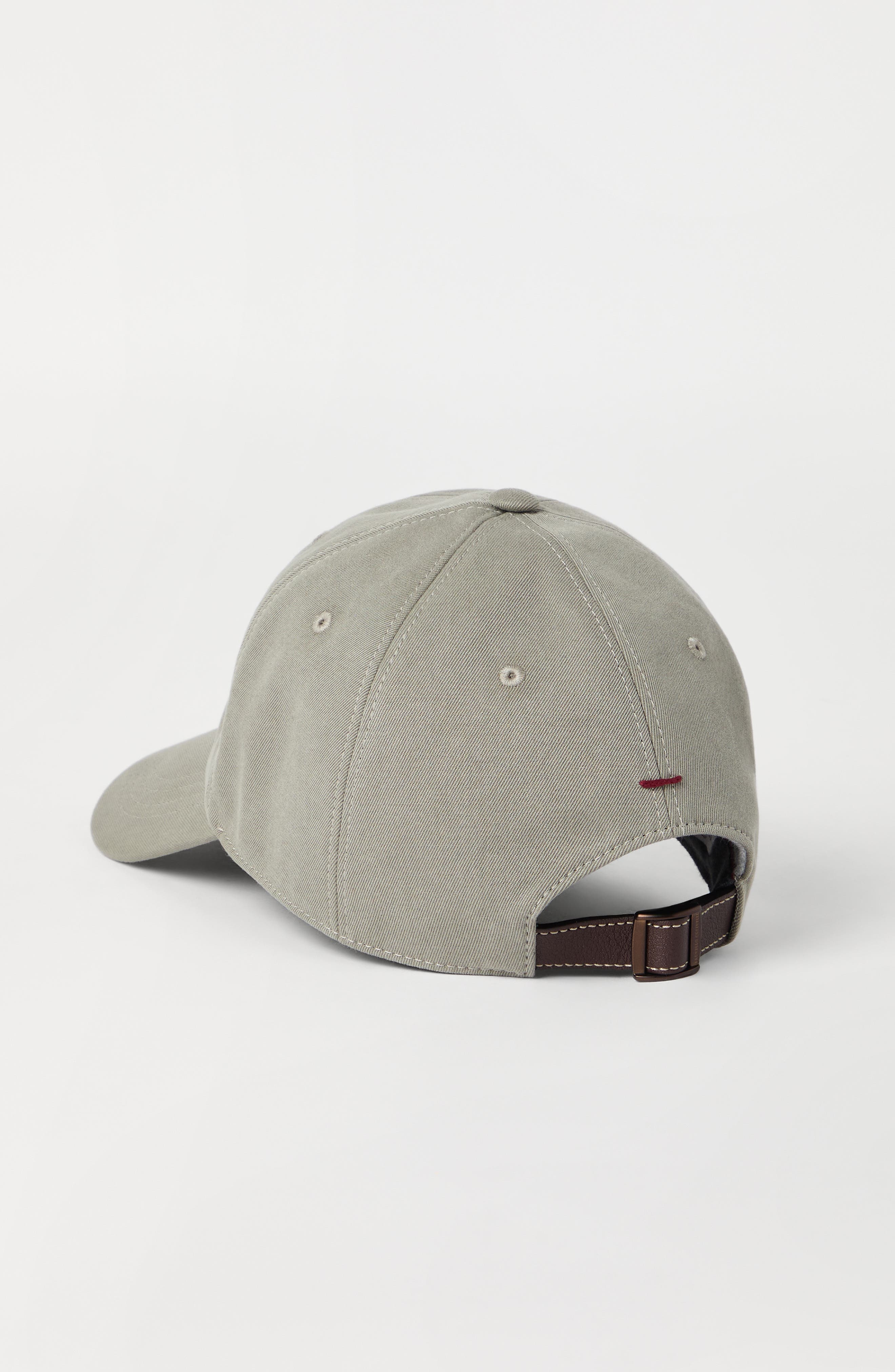 Brunello Cucinelli Baseball cap with embroidery in Khaki at Nordstrom - 3