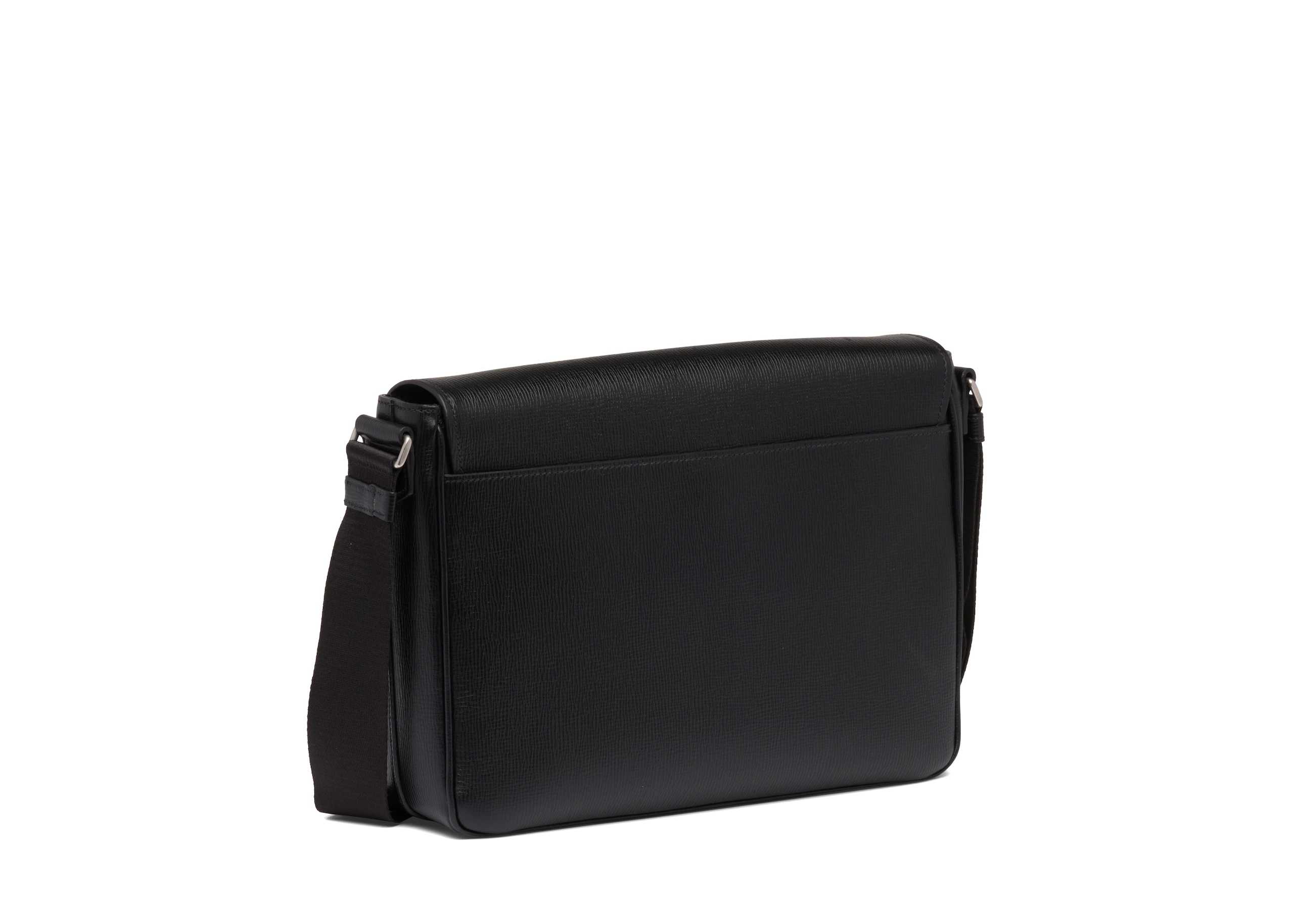 Clarendon
St James Leather Messenger Bag Black - 2