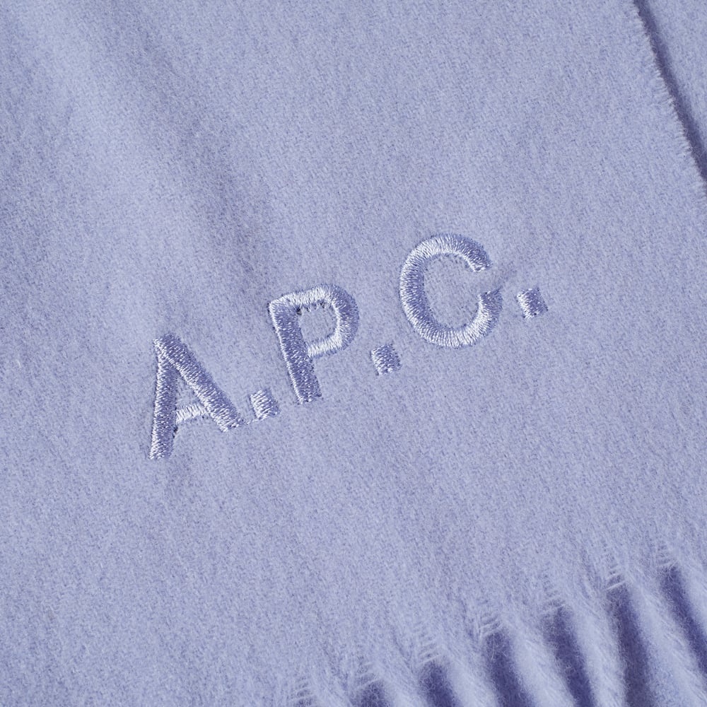 A.P.C. Ambroise Embroidered Scarf - 3