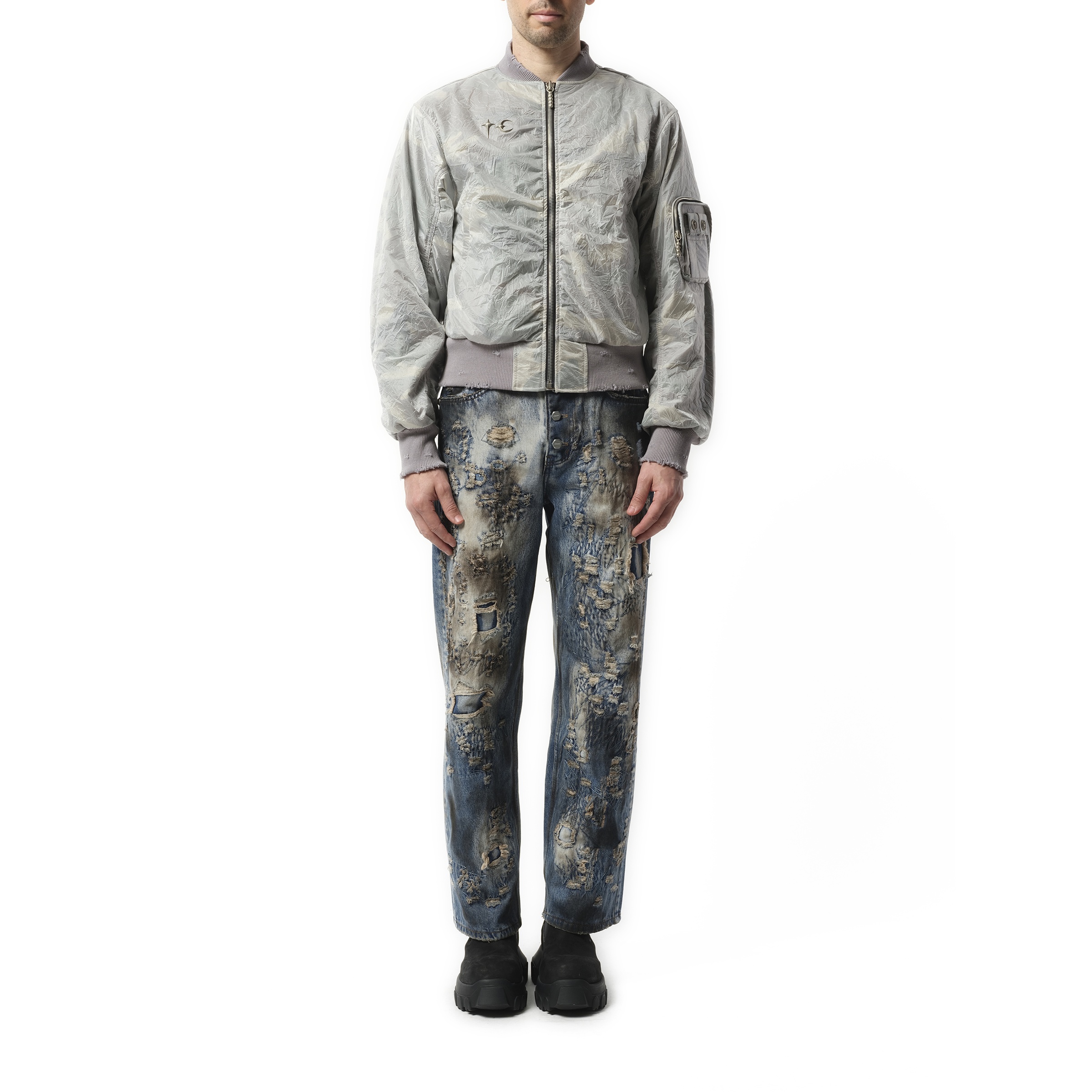 Clouded Tango Charlie Bomber in Multicolour - 4