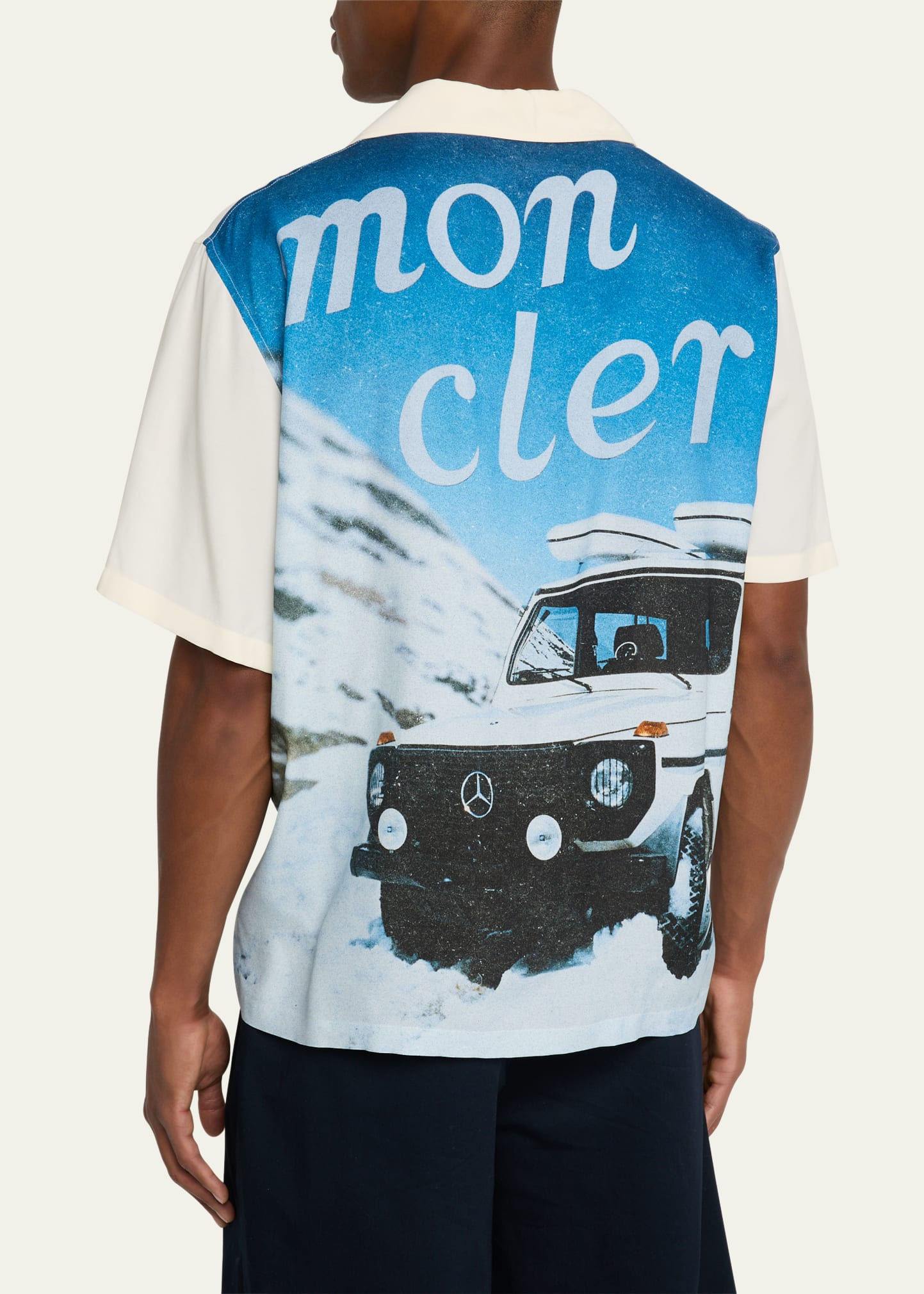 x Mercedes-Benz by NIGO Men's Satin Camp Shirt - 3