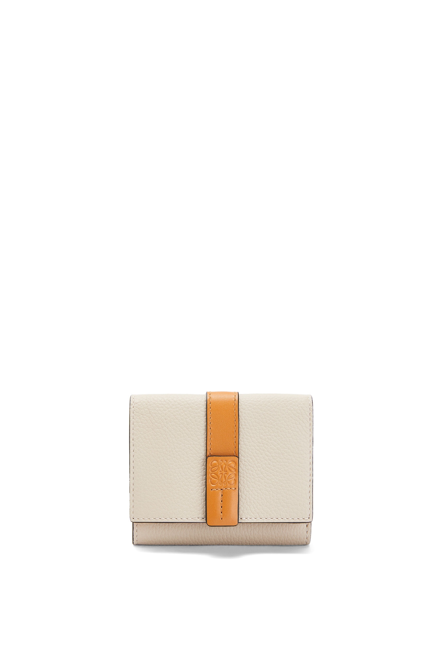 Trifold wallet in soft grained calfskin - 1