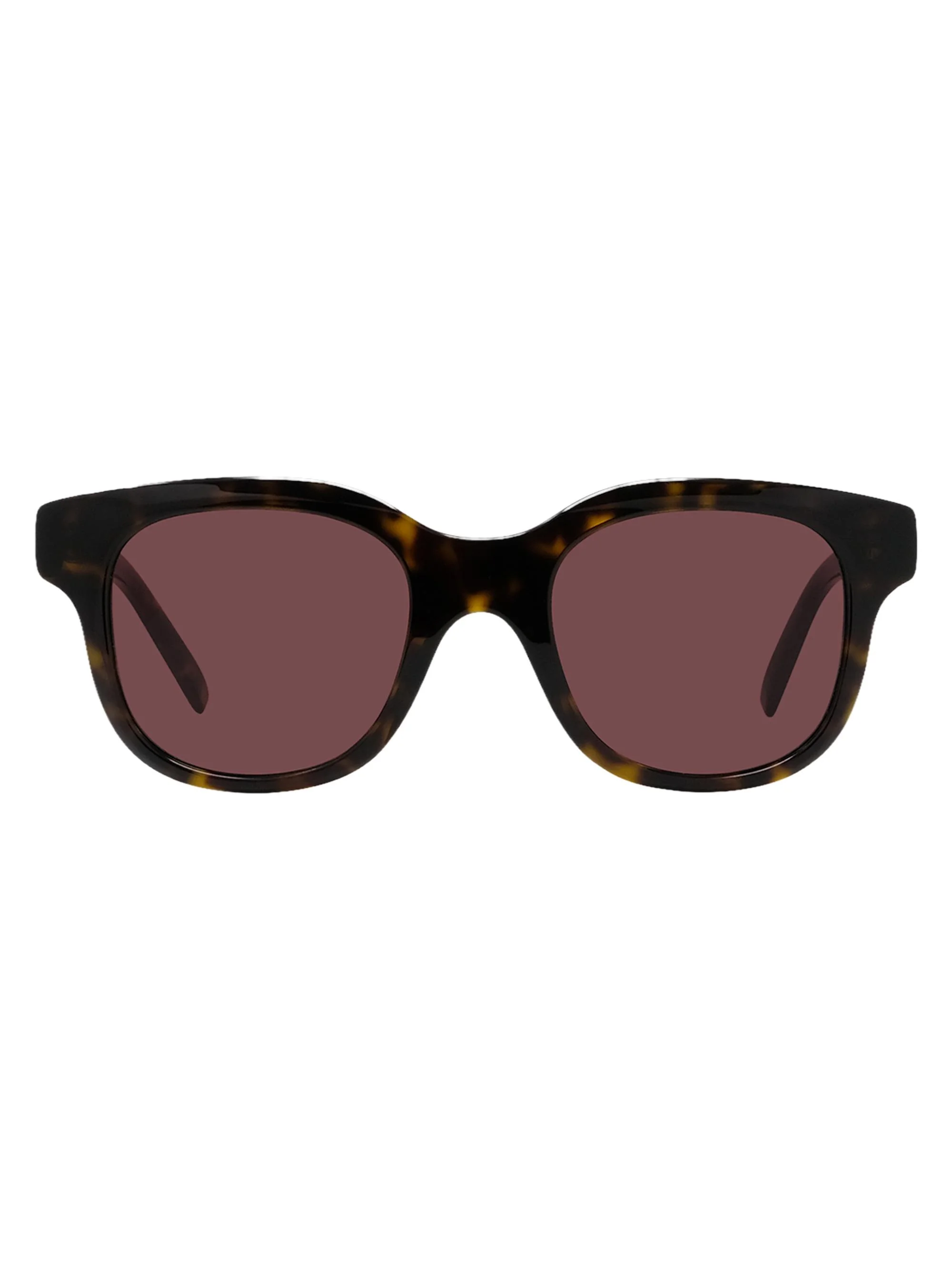 Women's City 49MM Square Sunglasses - Dark Havana Bordeaux - 1