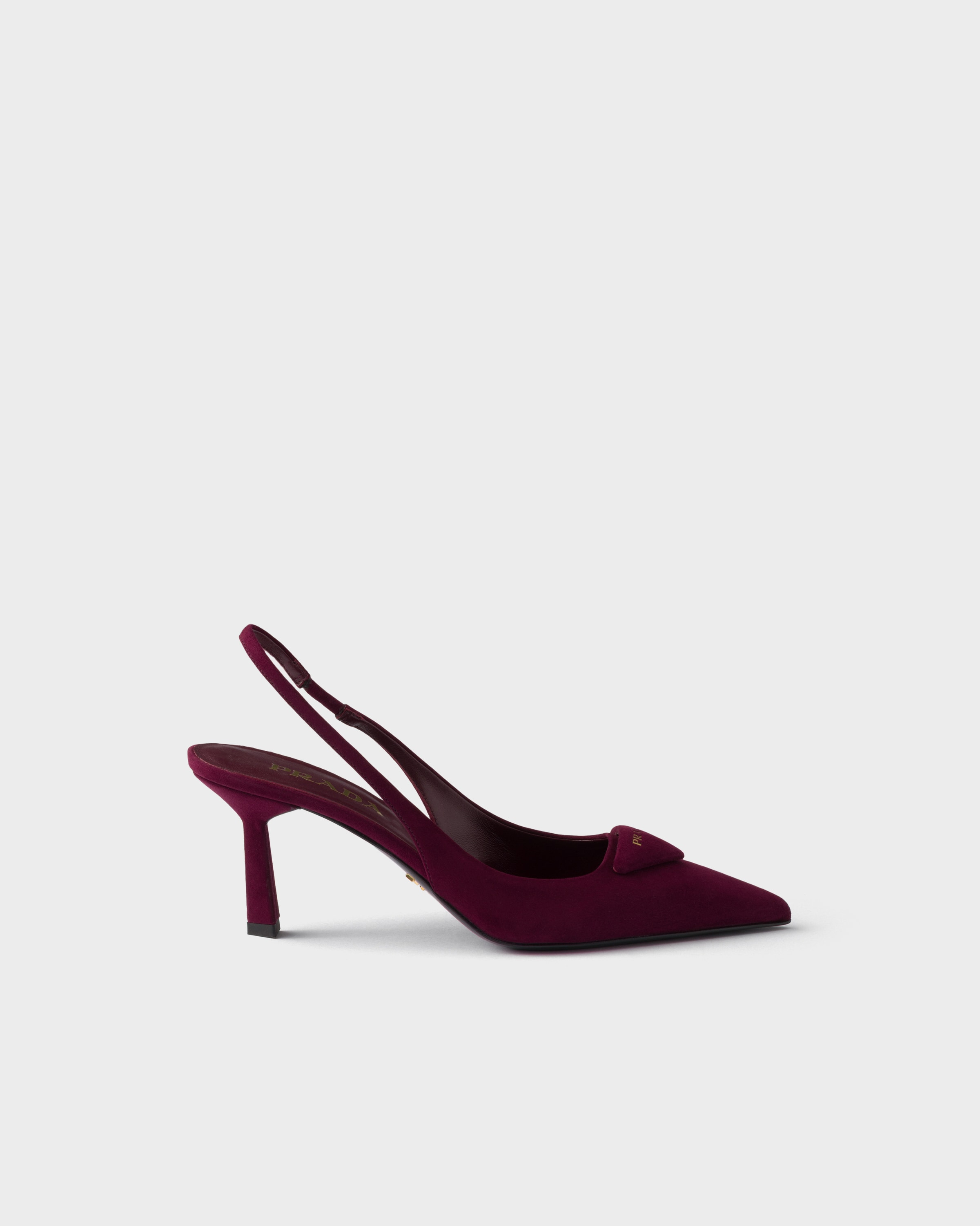 Suede slingback pumps - 2