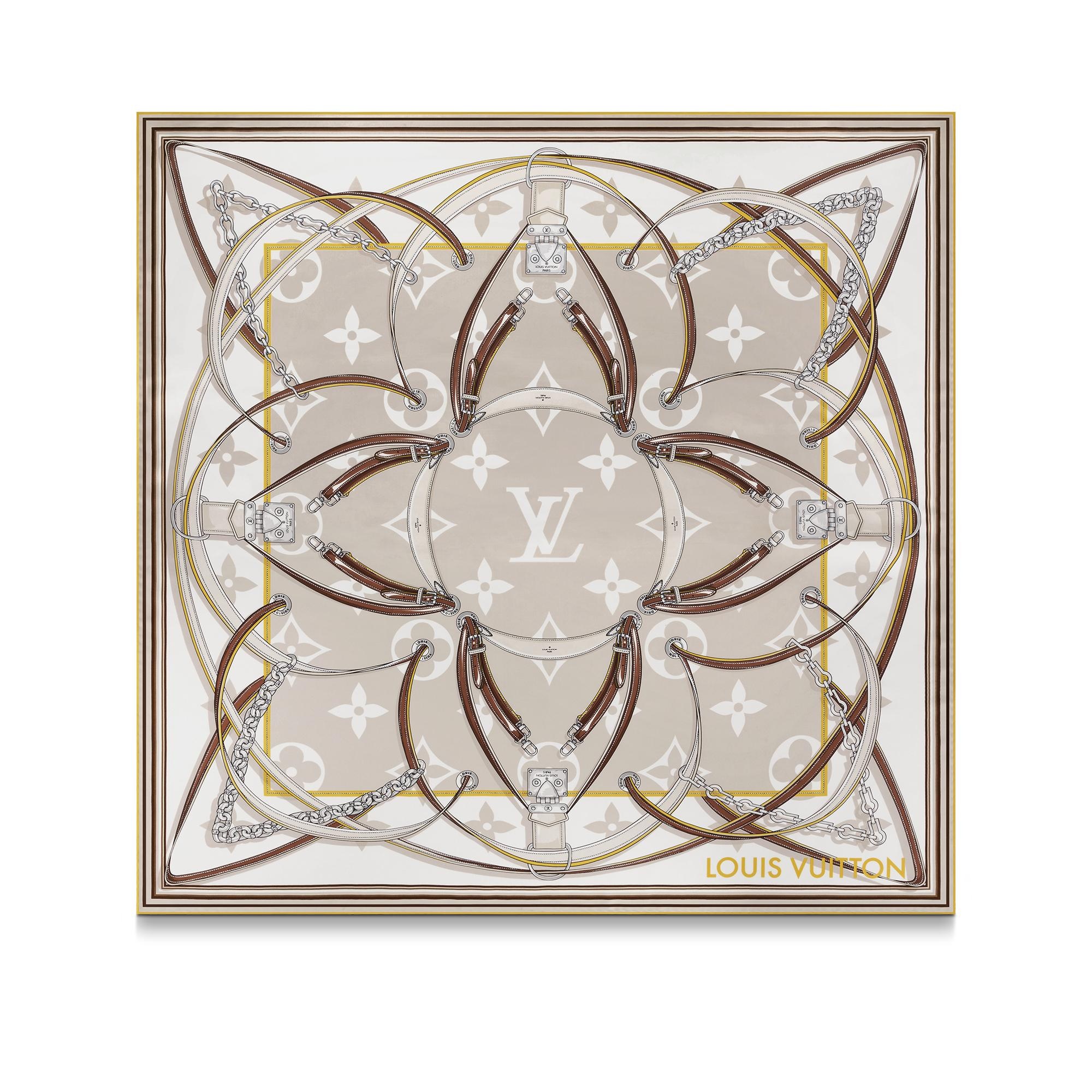 Louis Vuitton Ultimate Monogram Square 90 | REVERSIBLE