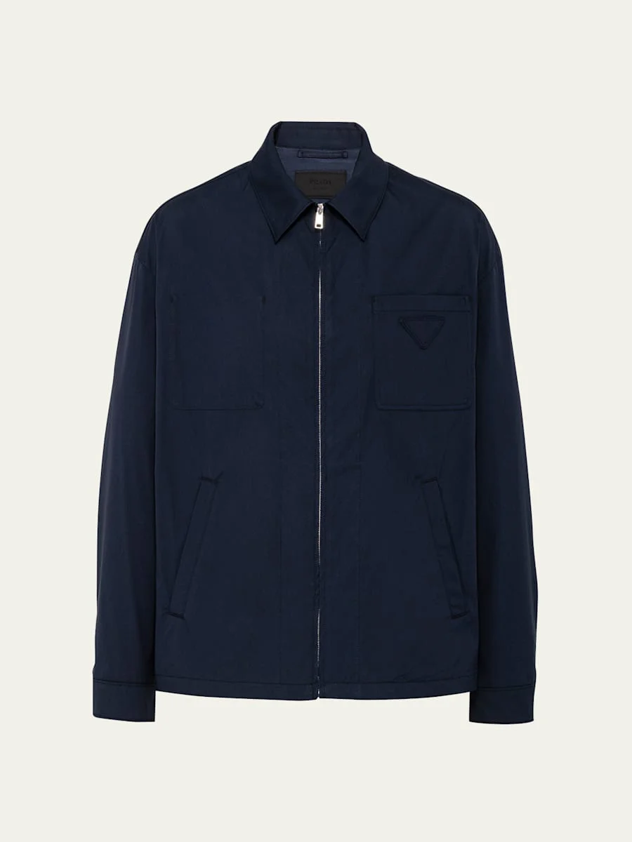 Men's Poplin Stretch Overshirt - 1