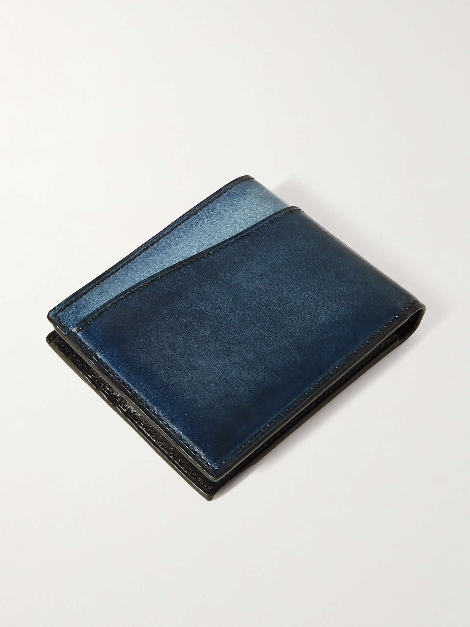 Makore Neo Scritto Venezia Leather Bifold Wallet - 3