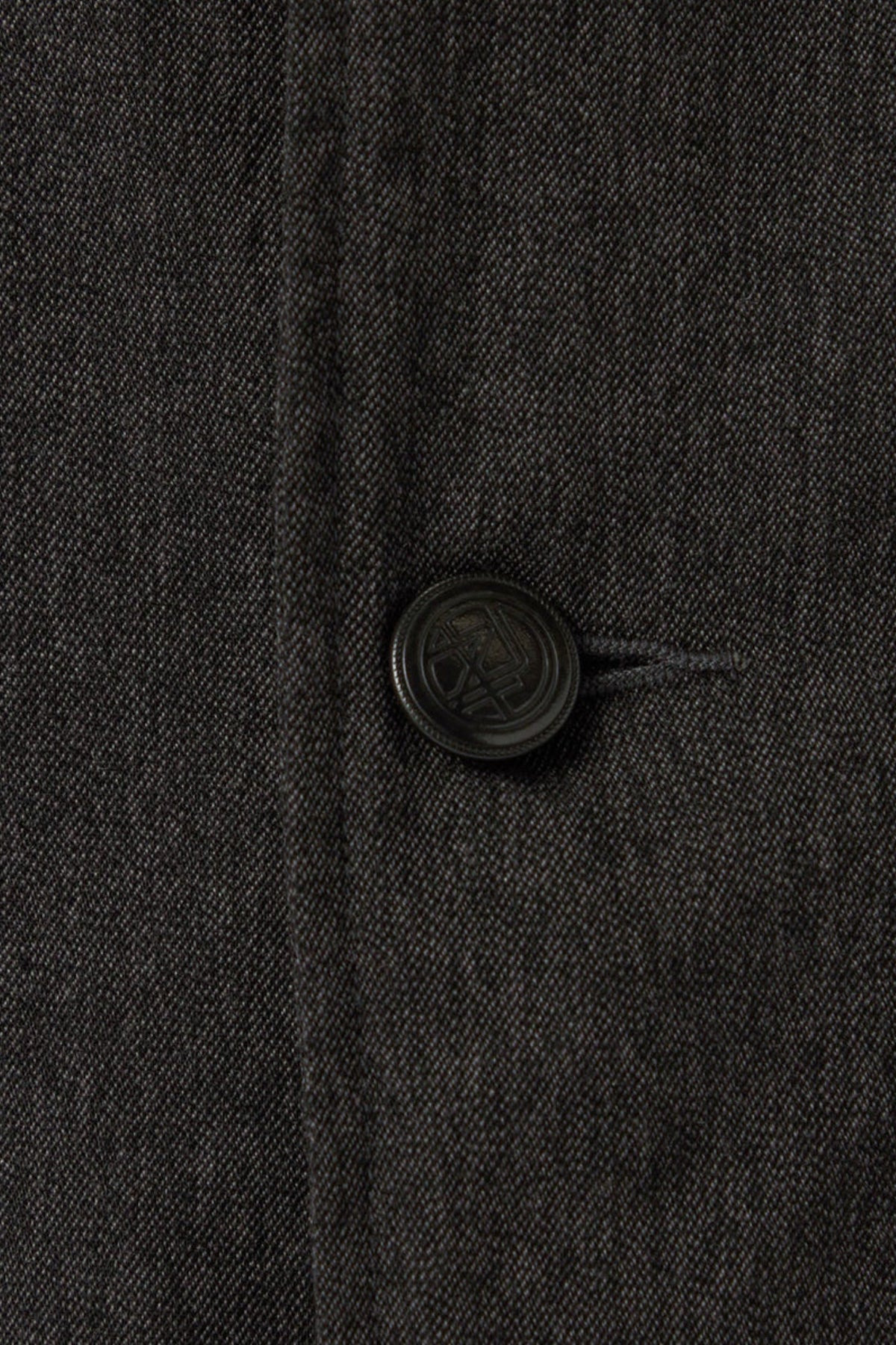 Wool Gabardine Club Jacket - Charcoal - 2