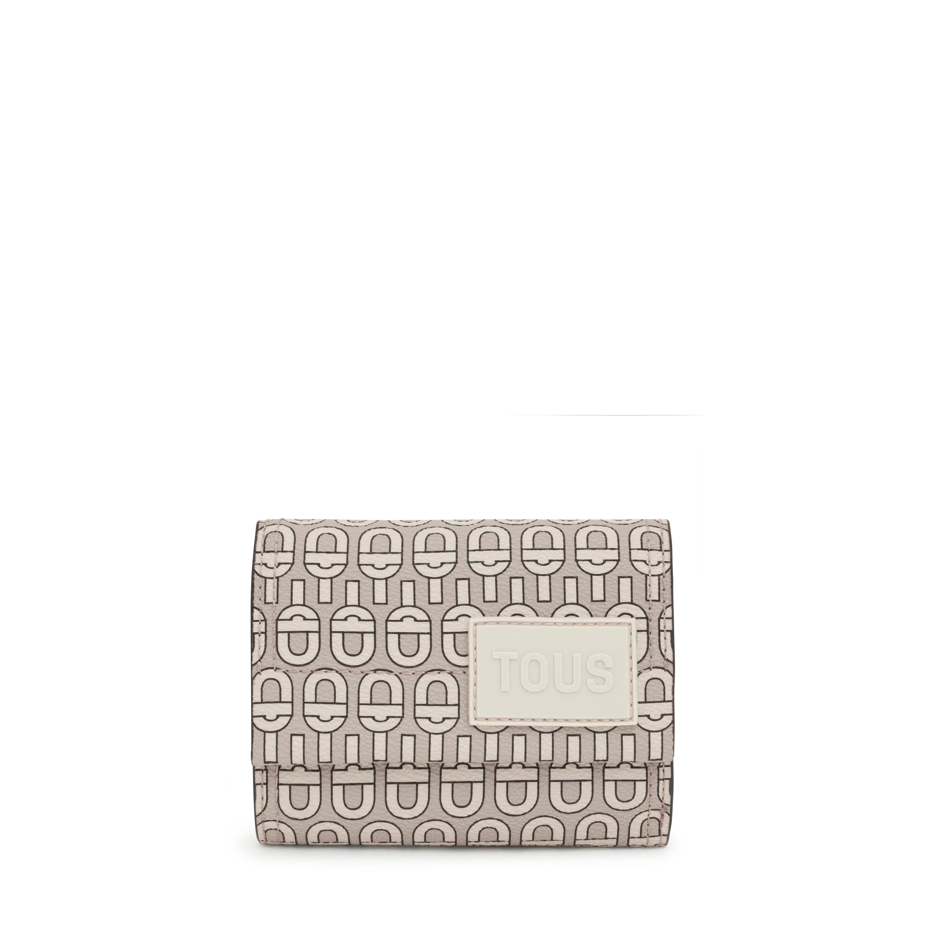 Beige Flap Card wallet TOUS MANIFESTO Essence - 1
