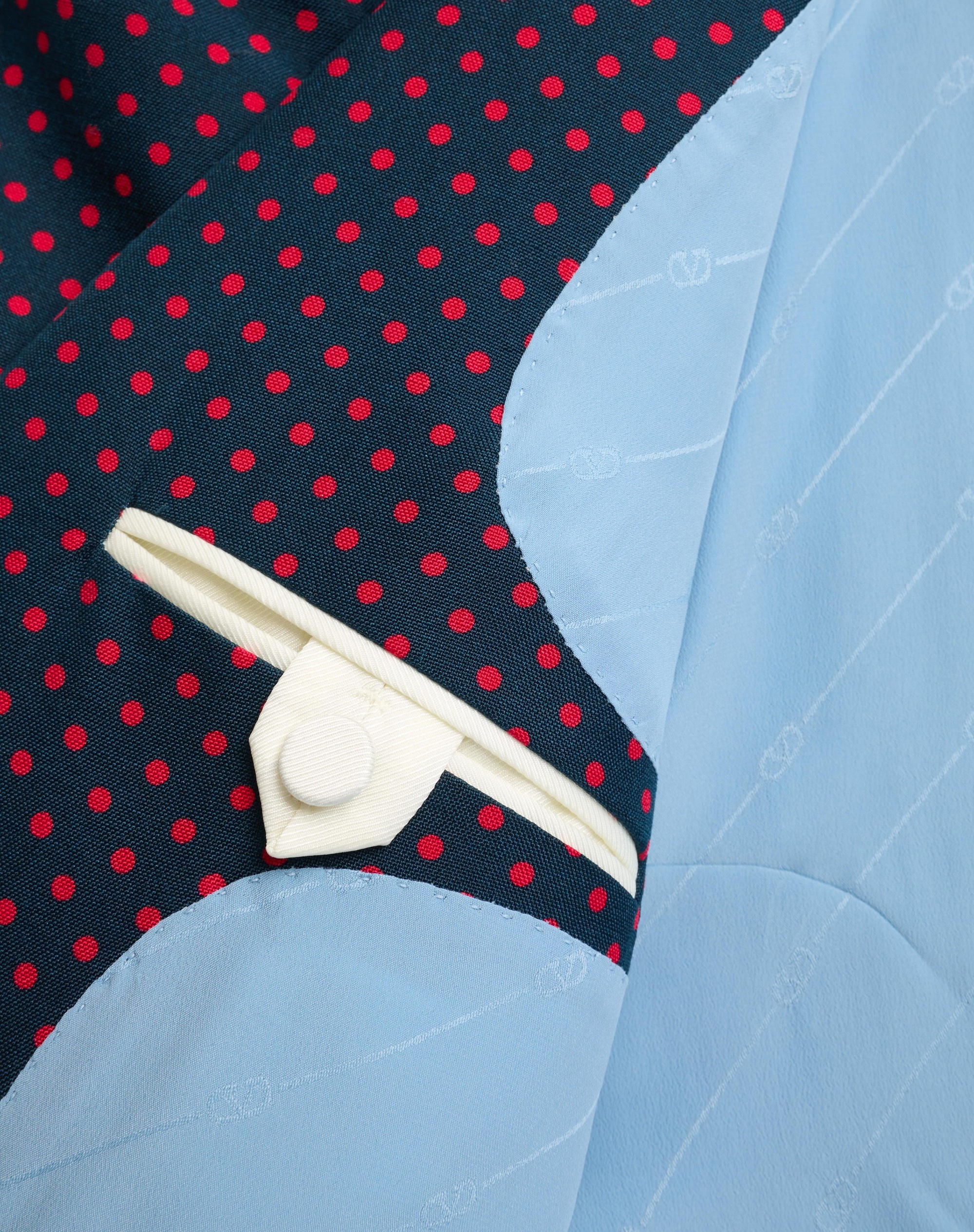 SHANTUNG JACKET WITH PLUSDEPOIS PRINT WITH BOW - 10