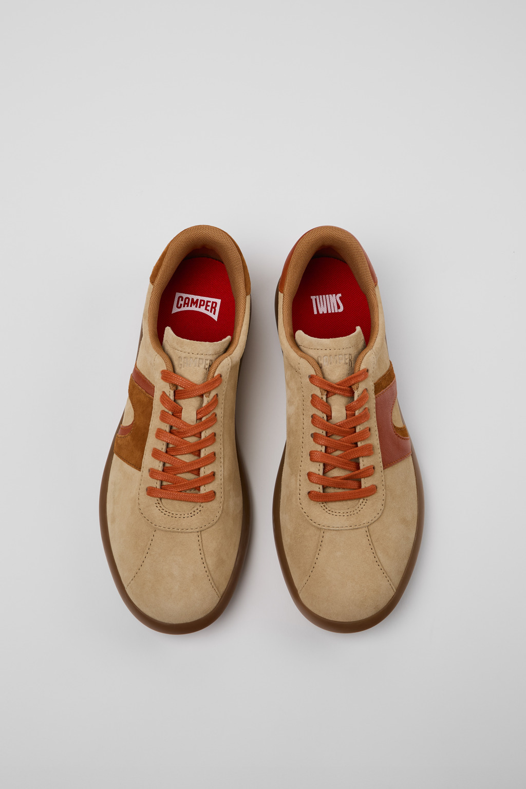 Multicolor Nubuck Sneakers for Men. - 4