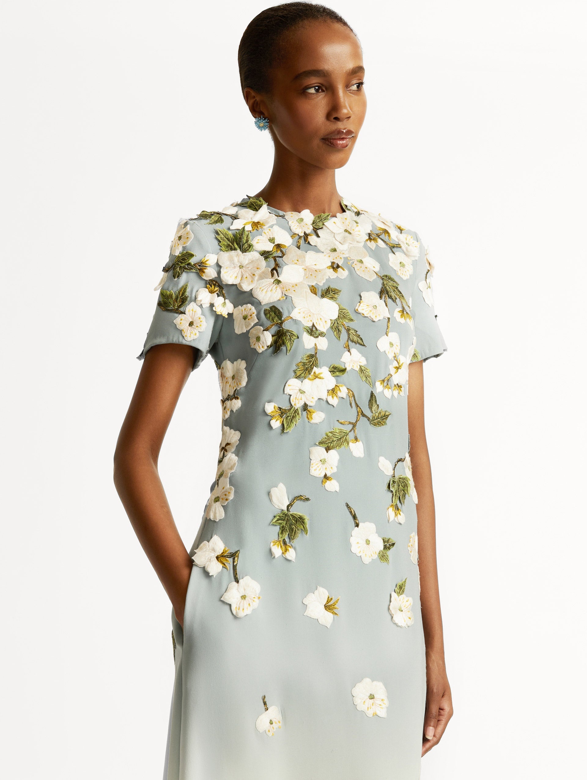 OMBRÉ CHERRY BLOSSOM GOWN - 5