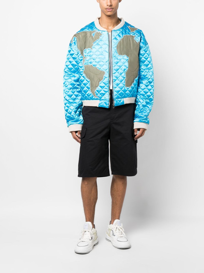 WHO DECIDES WAR Global Grid bomber jacket outlook