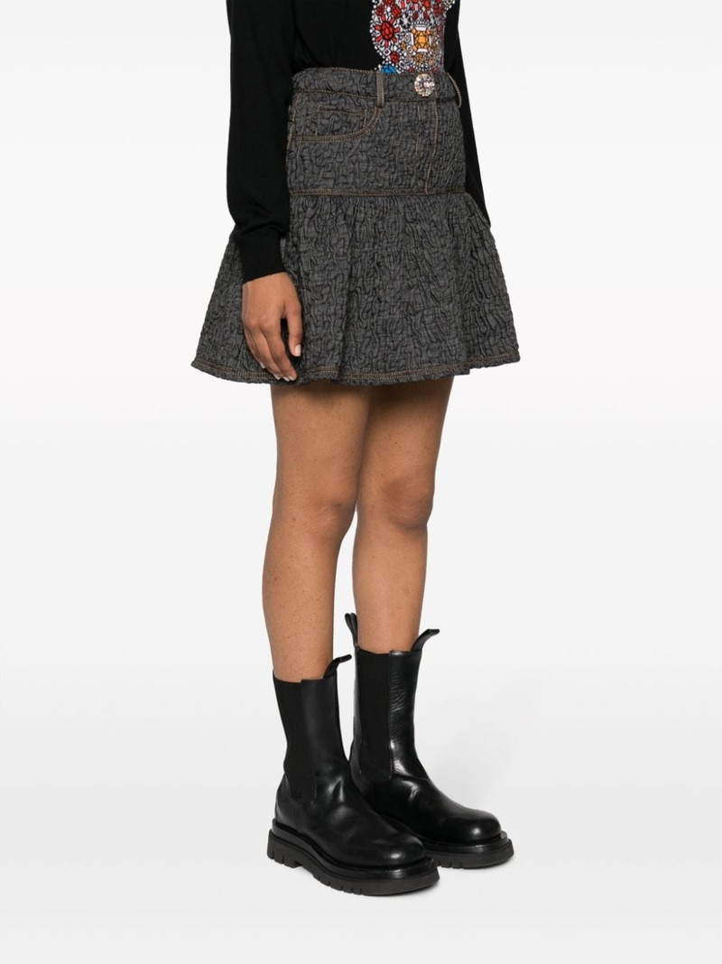 peplum-hem quilted skirt 3