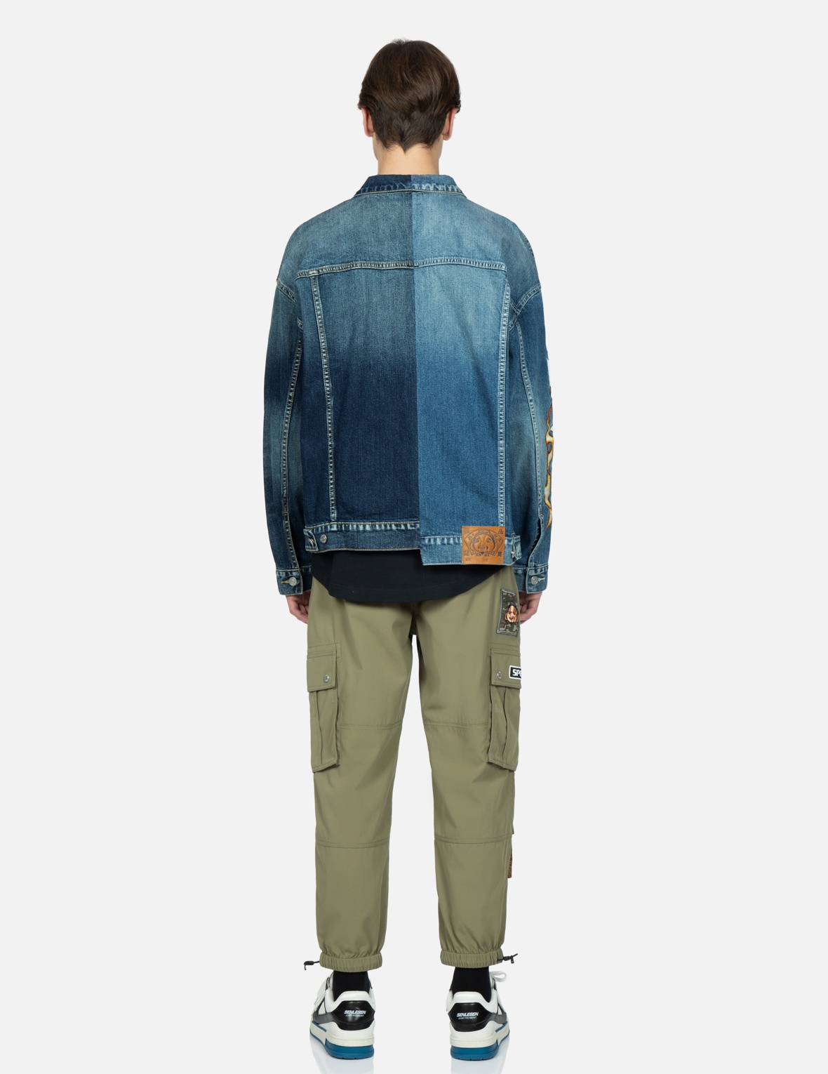 GODHEAD APPLIQUÉ LOOSE FIT JOGGER PANTS - 6