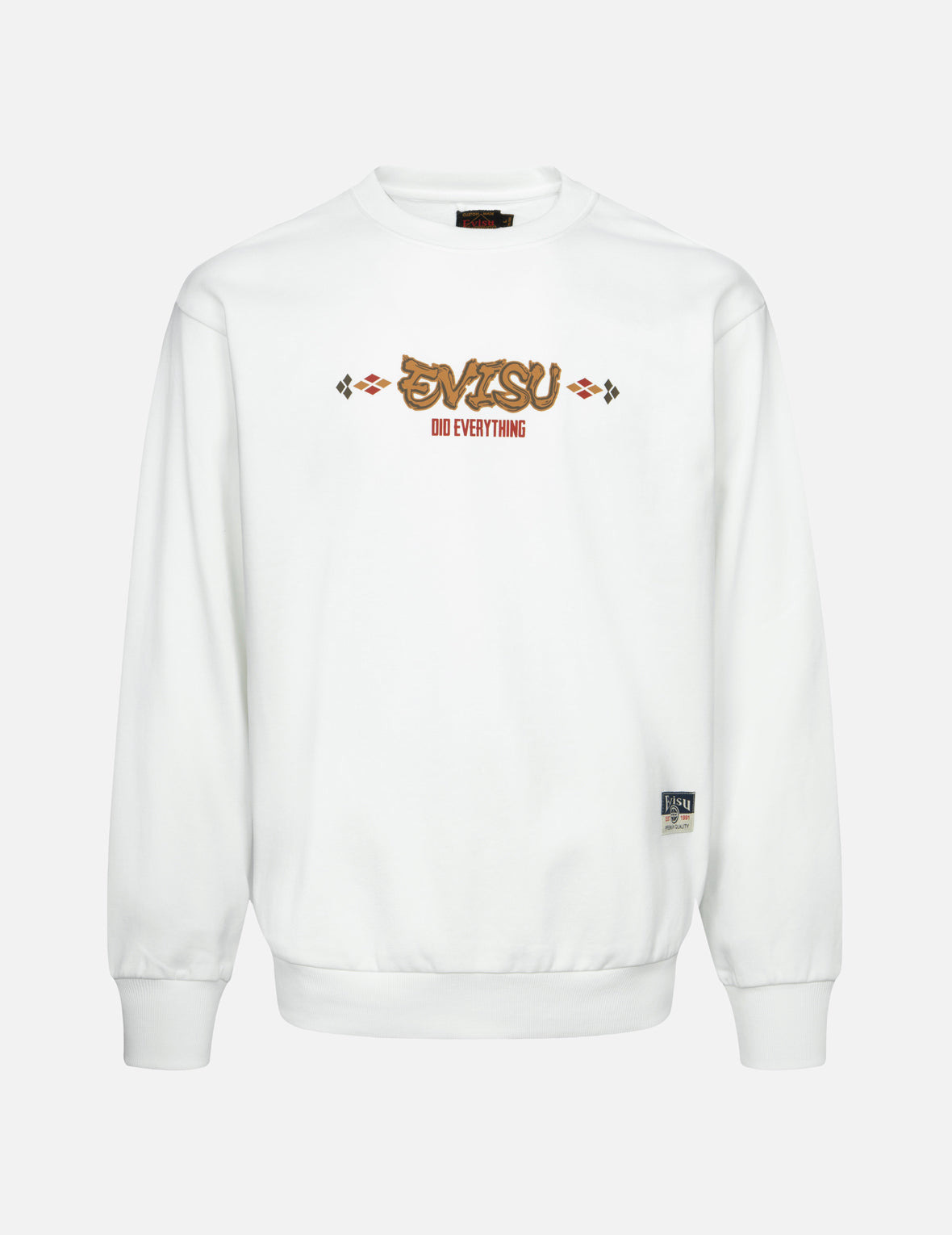 WHEEL OF WISDOM AND KAMON PRINT RELAX FIT SWEATSHIRT - 2