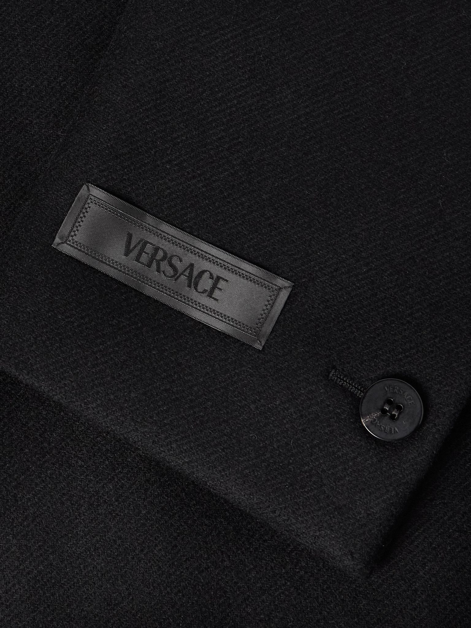 Virgin Wool Overcoat Black - 4