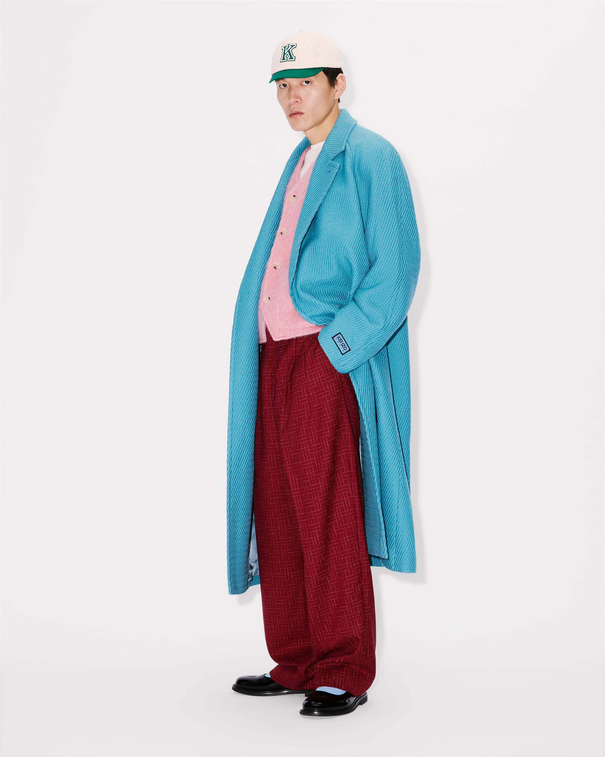 Wrap coat in mixed virgin wool - 3