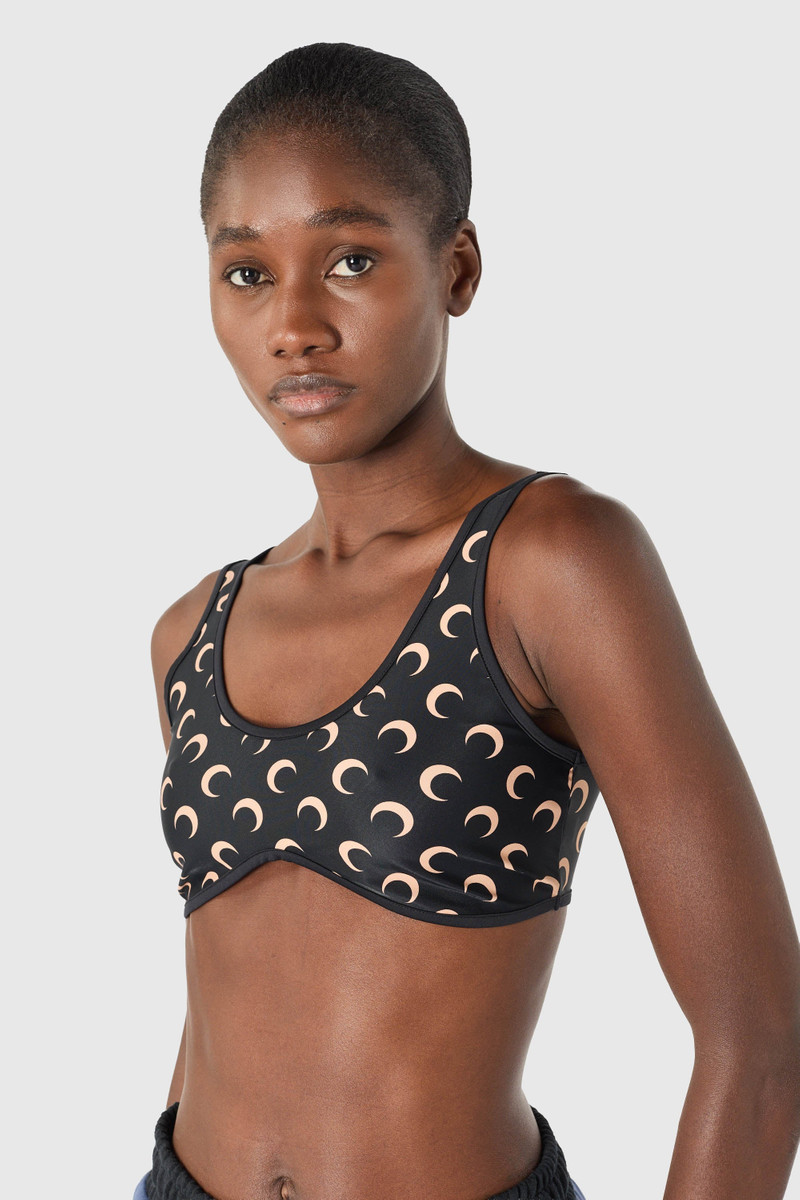Moon printed jersey bra 3