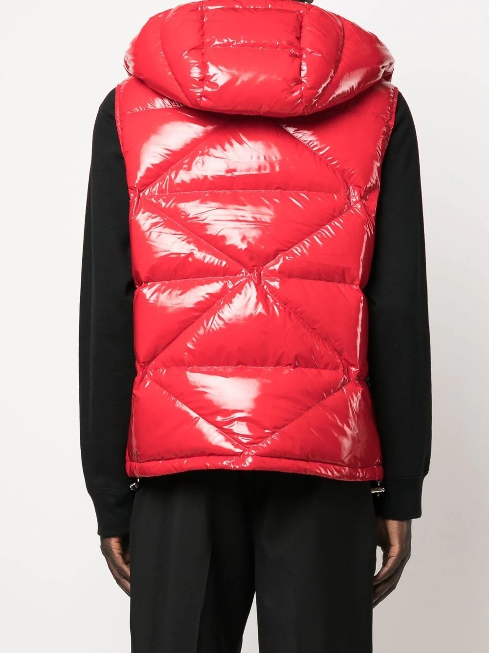 high-shine quilted gilet jacket - 4