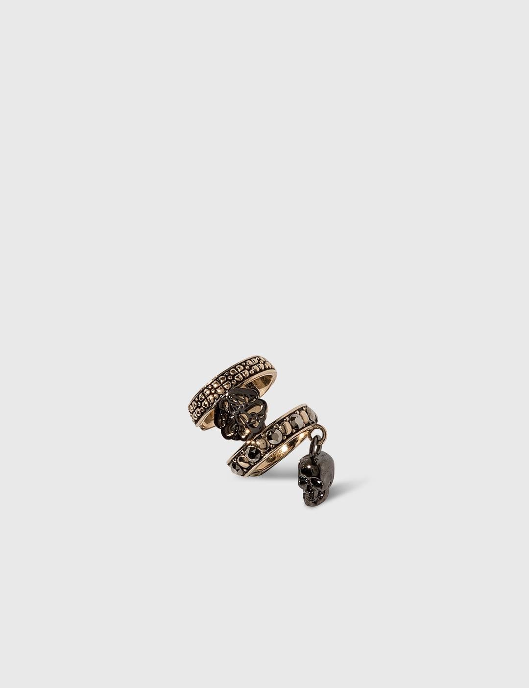 Skull and Charm Seal Ear Cuff - 1