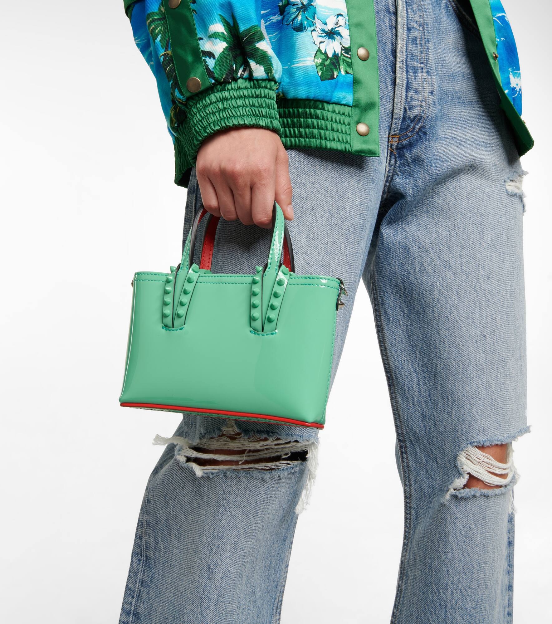 Cabata Nano patent leather tote bag - 2