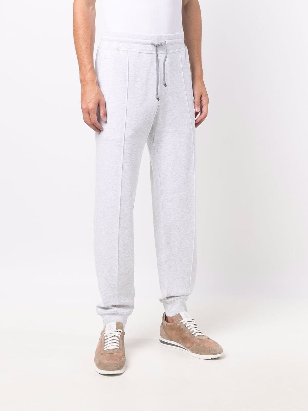 drawstring-waist track pants - 3