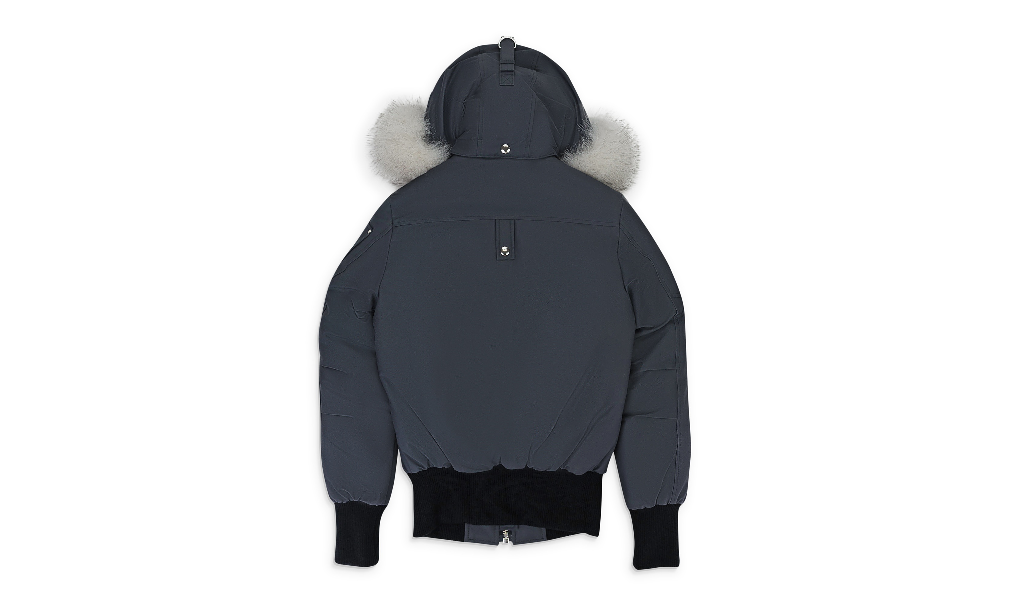 MOOSE KNUCKLES DEBBIE BOMBER GRANITE W/NAT BOMBER "Granite W/Nat" - 2
