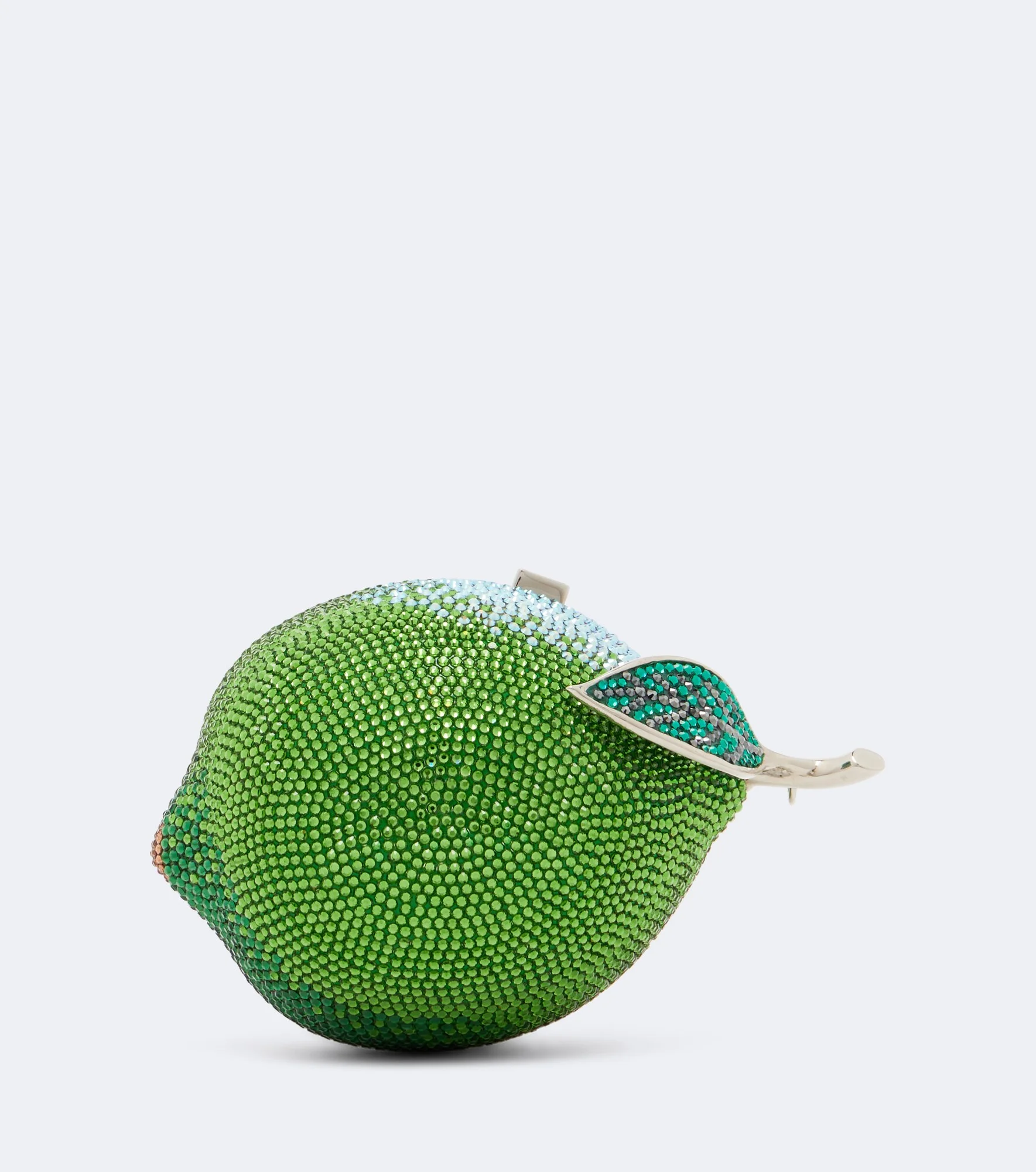Citron Lime embellished clutch - 1