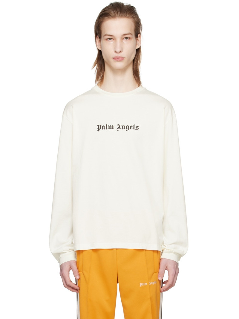 Palm Angels Logo Long Sleeve T-Shirt 1