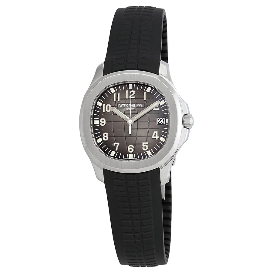 Pre-owned Patek Philippe Aquanaut Black embossed Dial Men's Watch 5167A-001 - 1