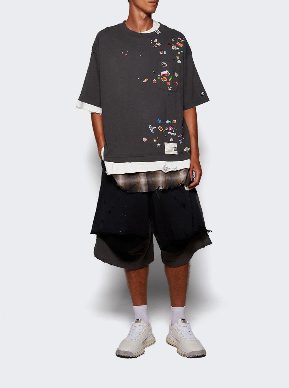 Four Legs Shorts Black - 5