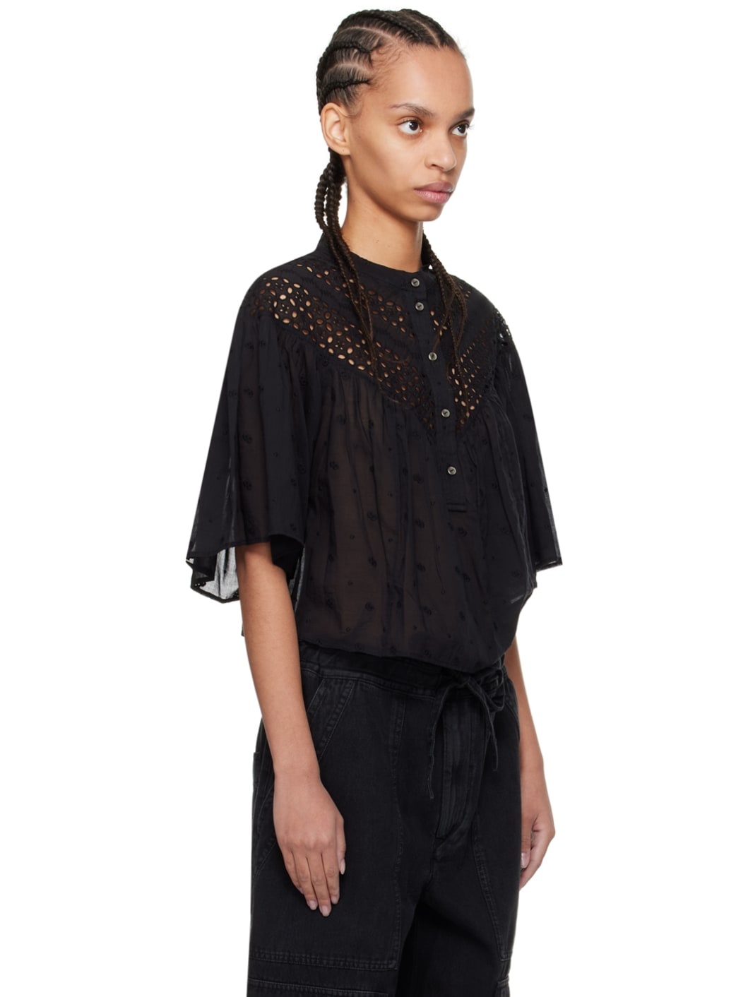 Black Safi Blouse - 2