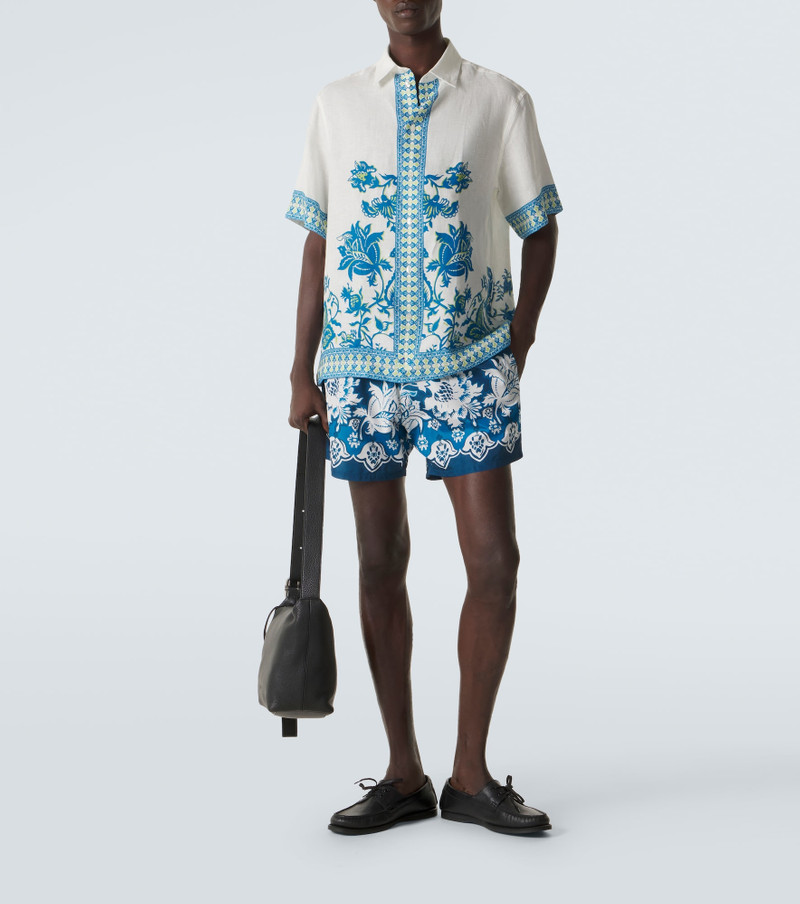 Etro Floral linen shirt outlook