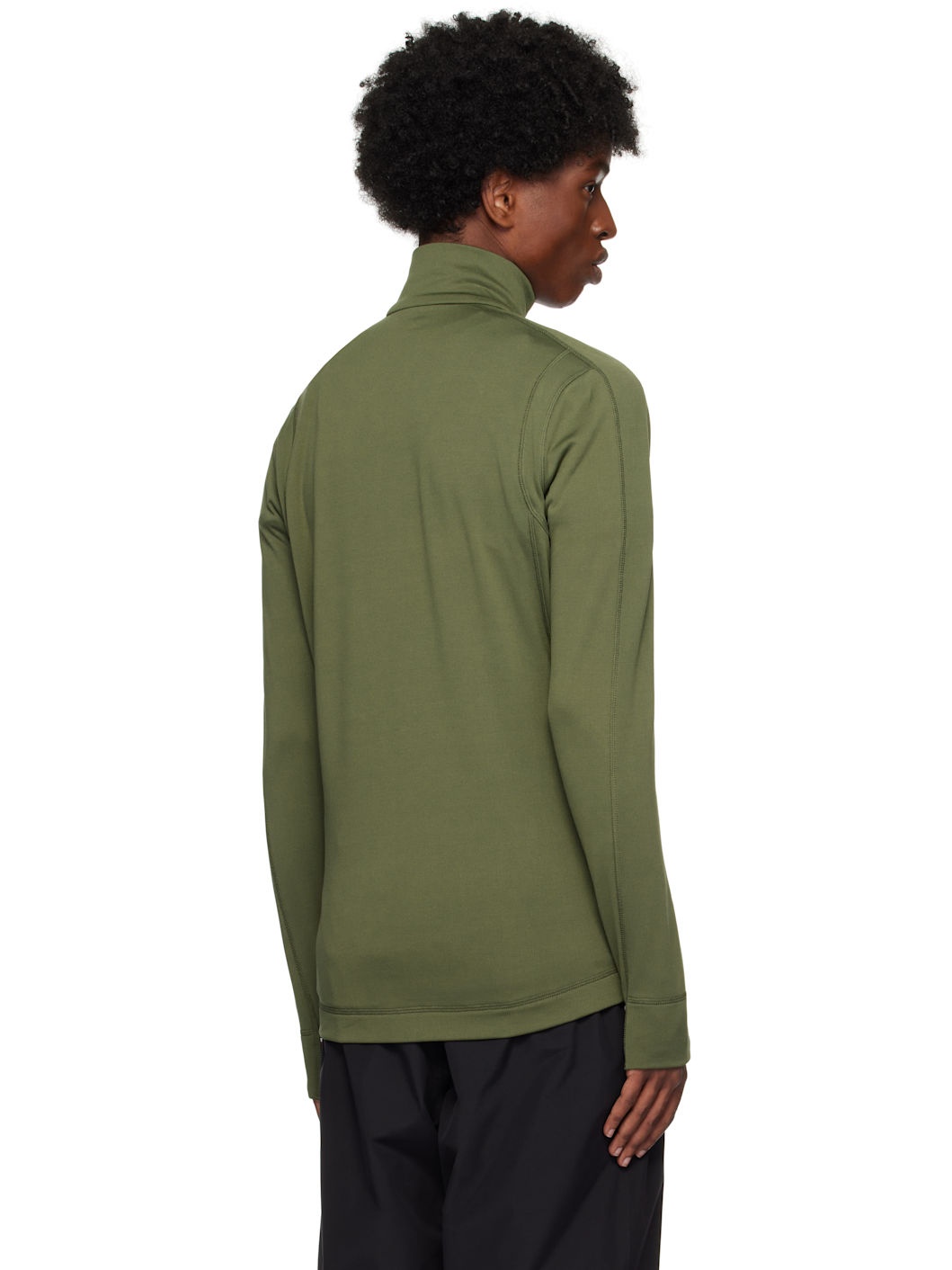 Khaki Maglia Lupetto Sweater - 3