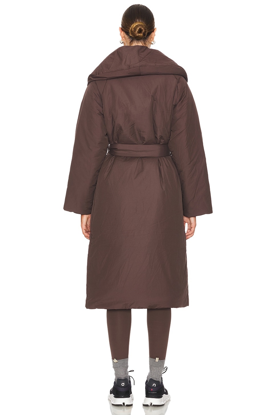 Ana Long Wrap Puffer Coat - 3