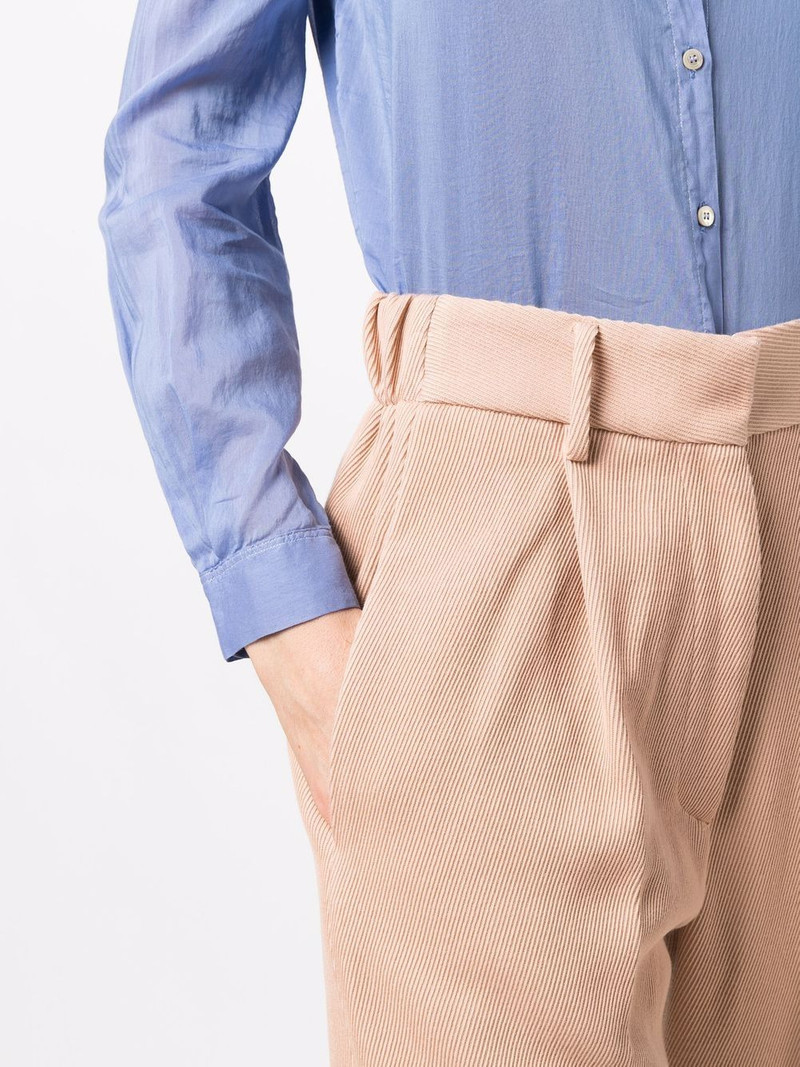 ribebd elasticated-waist tailored trousers 5
