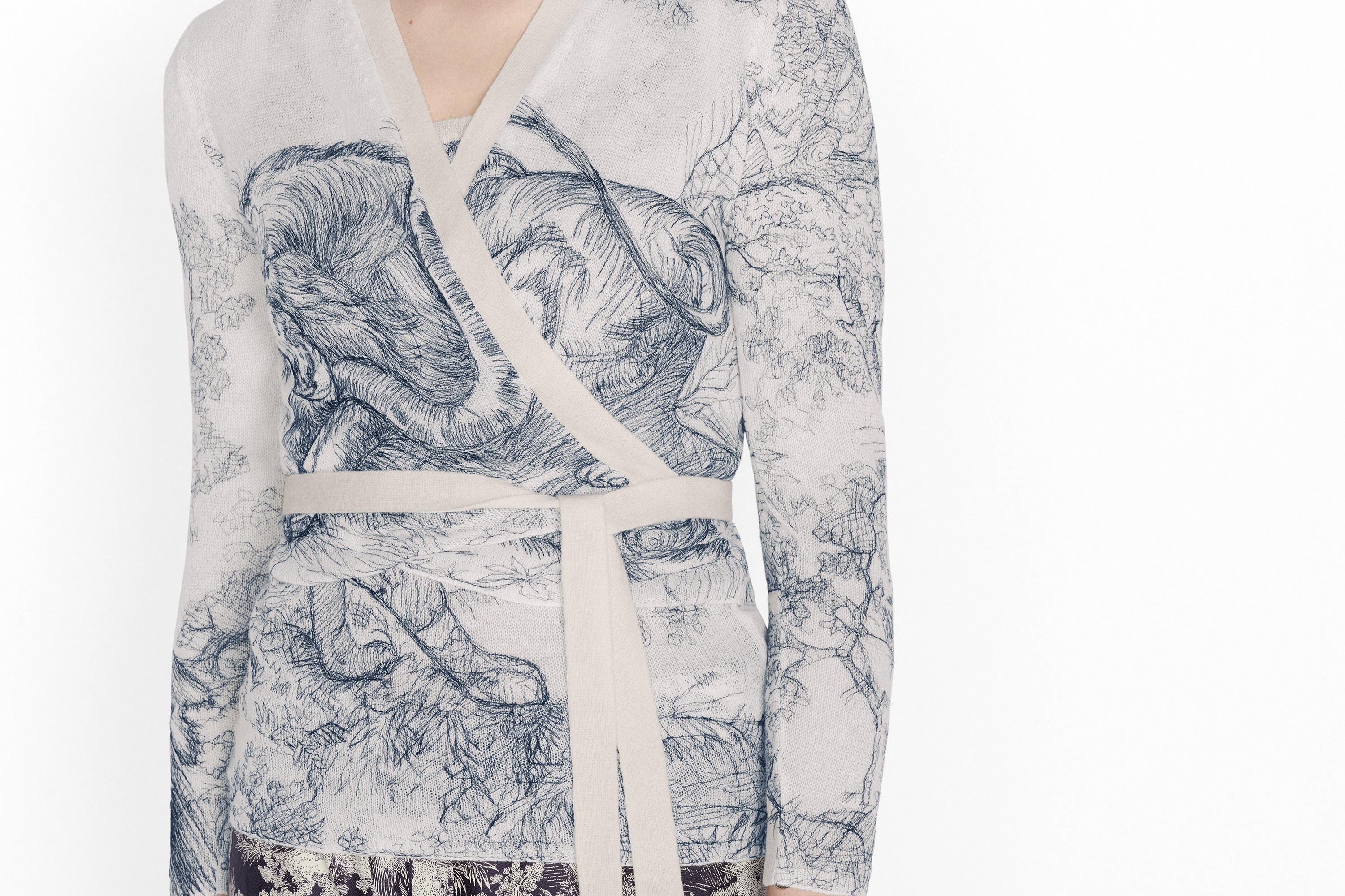 Wrap-Over Cardigan - 6