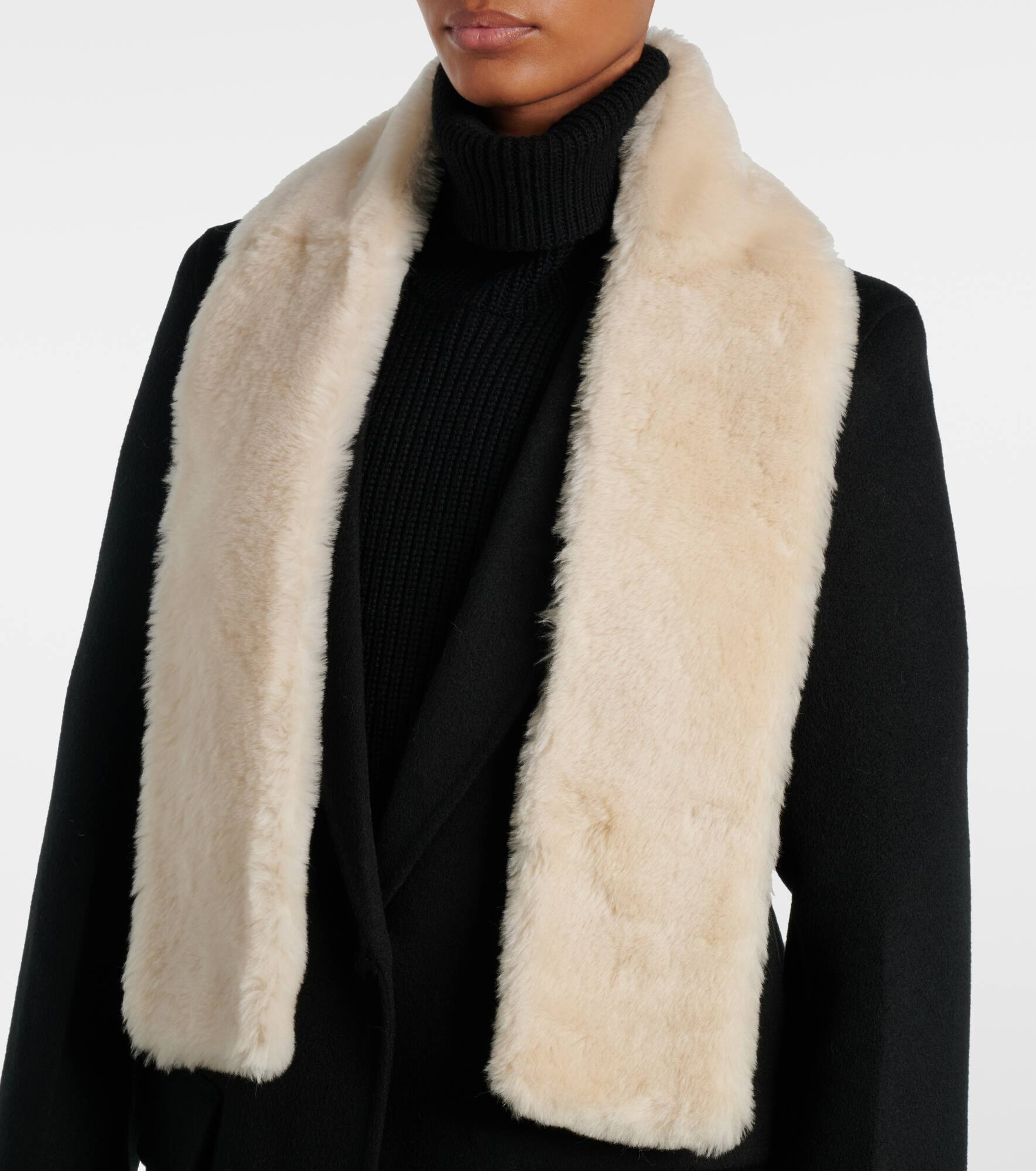 Shearling scarf - 3
